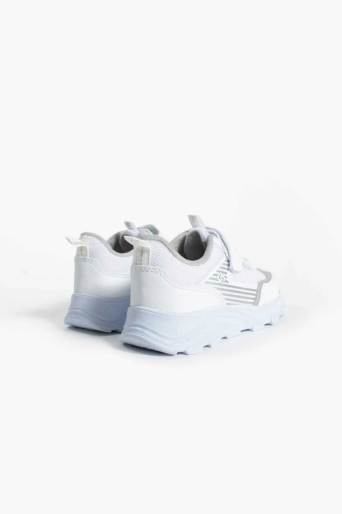 Unisex Çocuk Cırtlı  lastikli Rahat Günlük Sneaker anorak  Spor Ayakkabı hafif poli taban
