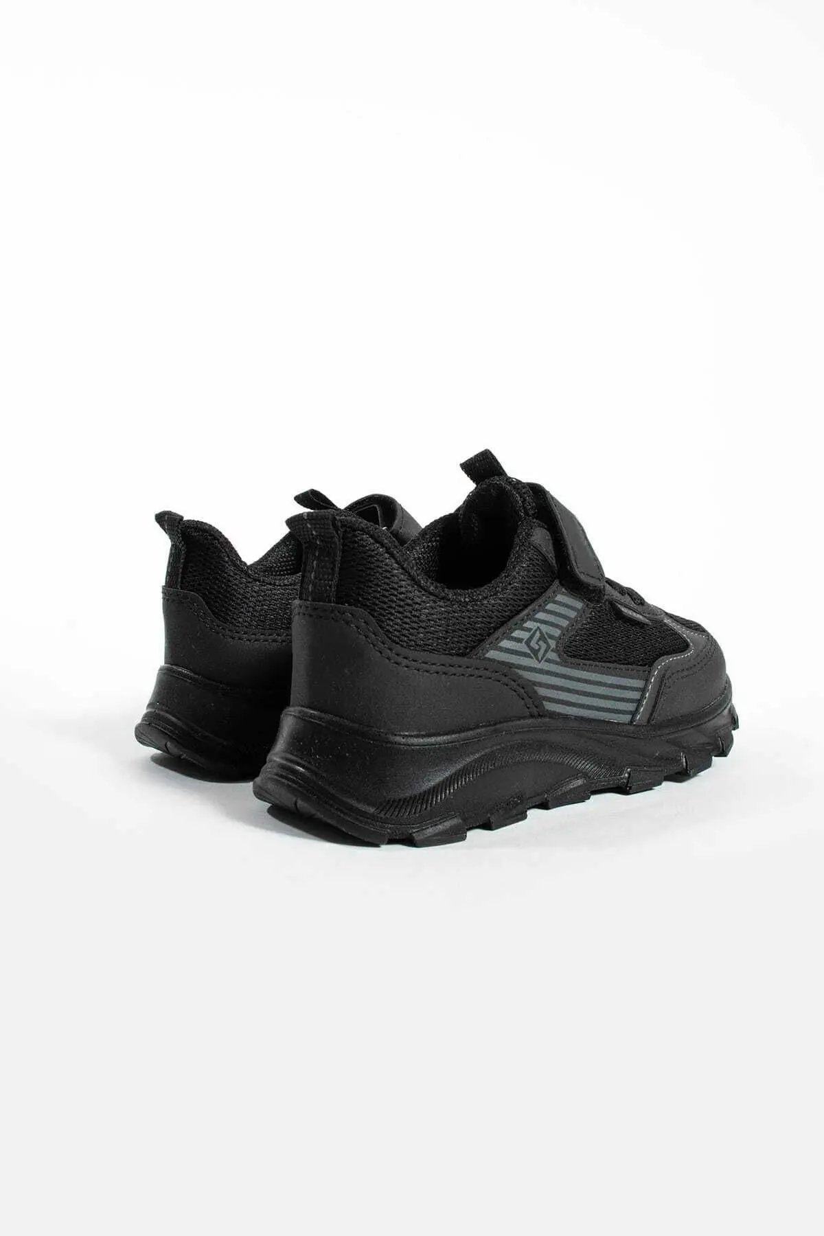 Unisex Çocuk Cırtlı  lastikli Rahat Günlük Sneaker anorak  Spor Ayakkabı hafif poli taban
