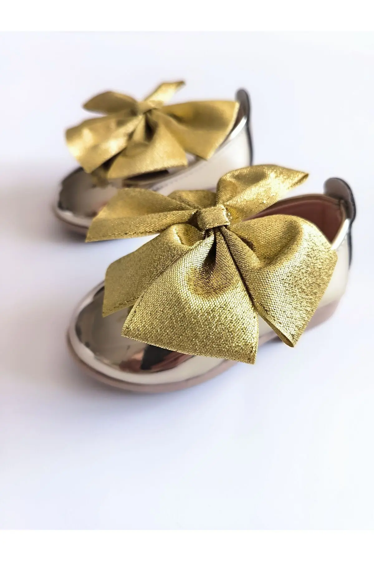 Kız Çocuk Fiyonklu Babet Ayakkabı