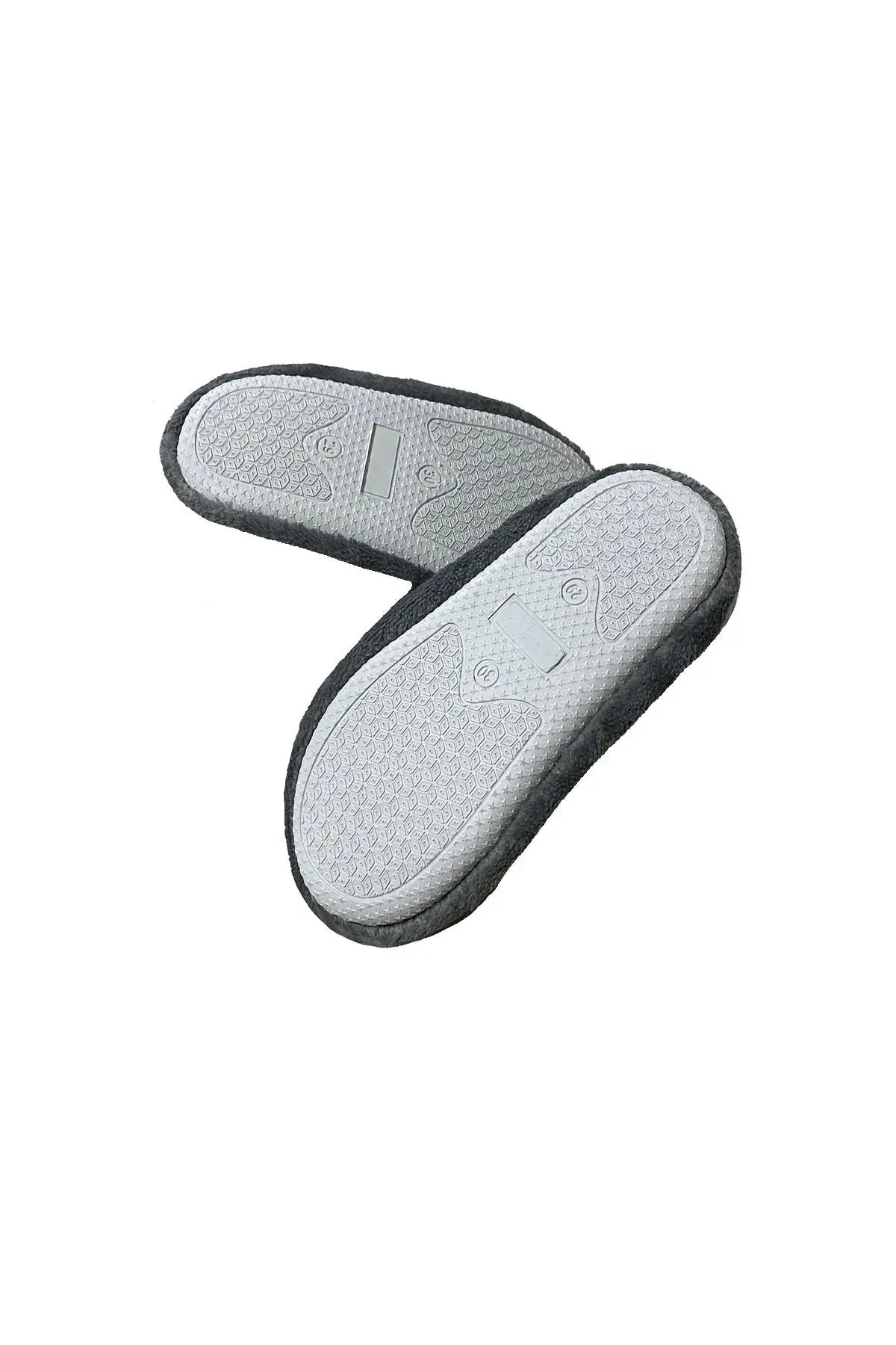 Fuşya Kaydırmaz Taban Tavşan Figürlü Ev Okul Çocuk/Bebek Pandufu