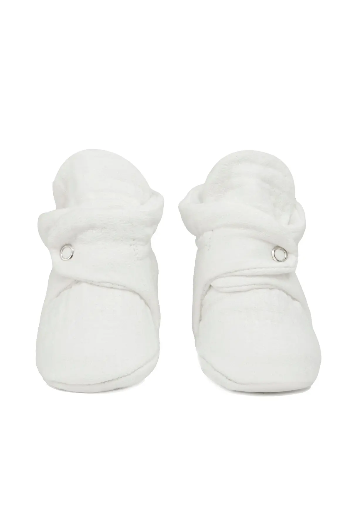 Organik Pamuk Müslin Bebek Patiği, Yenidoğan Pandufu,krem