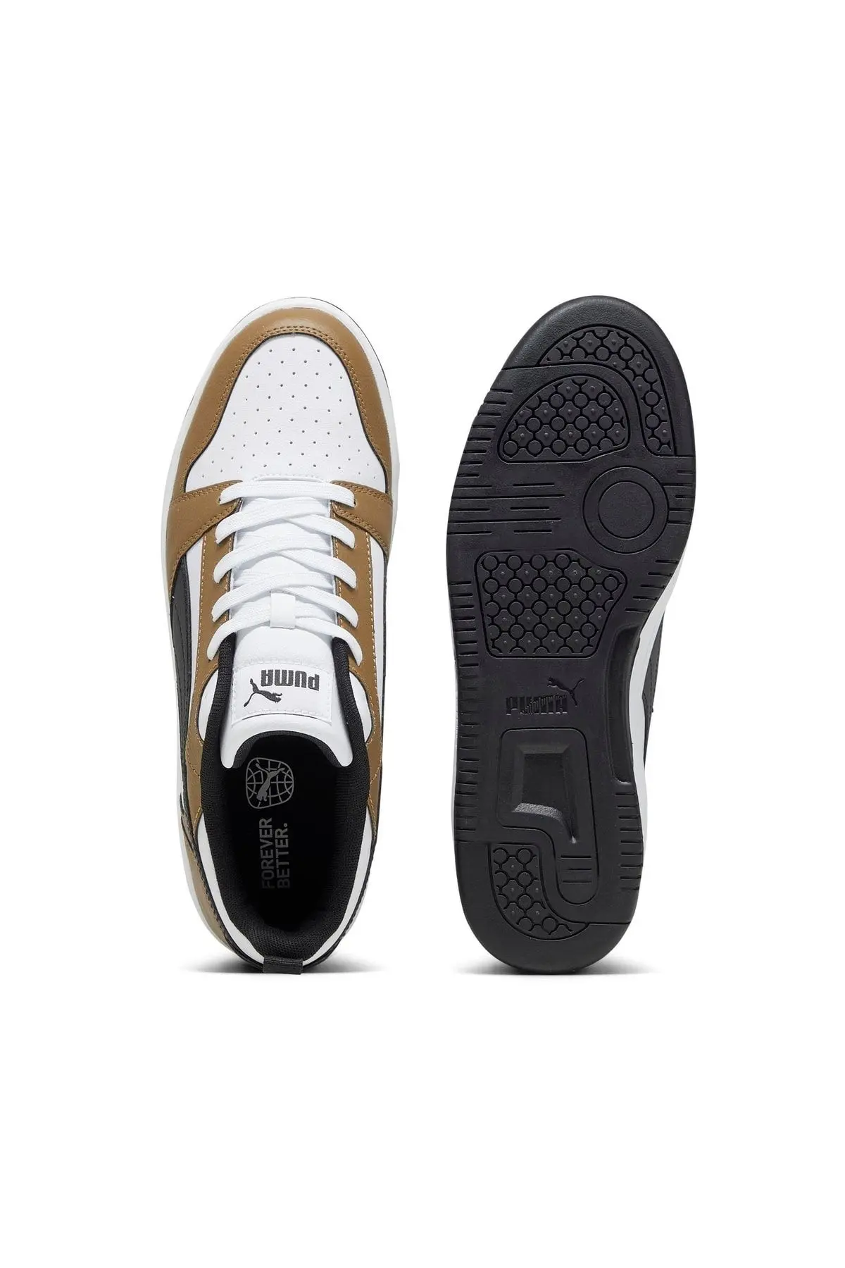 Rebound v6 Low PUMA White-PUMA Black-Cho