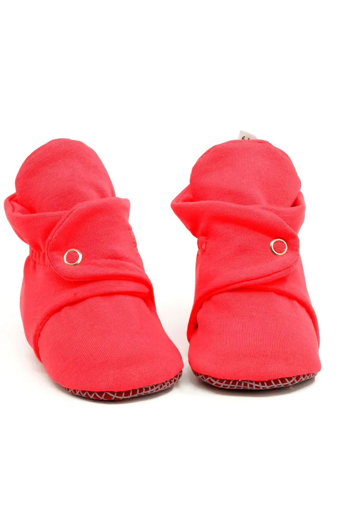 Organik Pamuk Bebek Patiği, Kaydırmaz Taban, Pamuklu Yenidoğan Pandufu Ev Kreş Ayakkabı