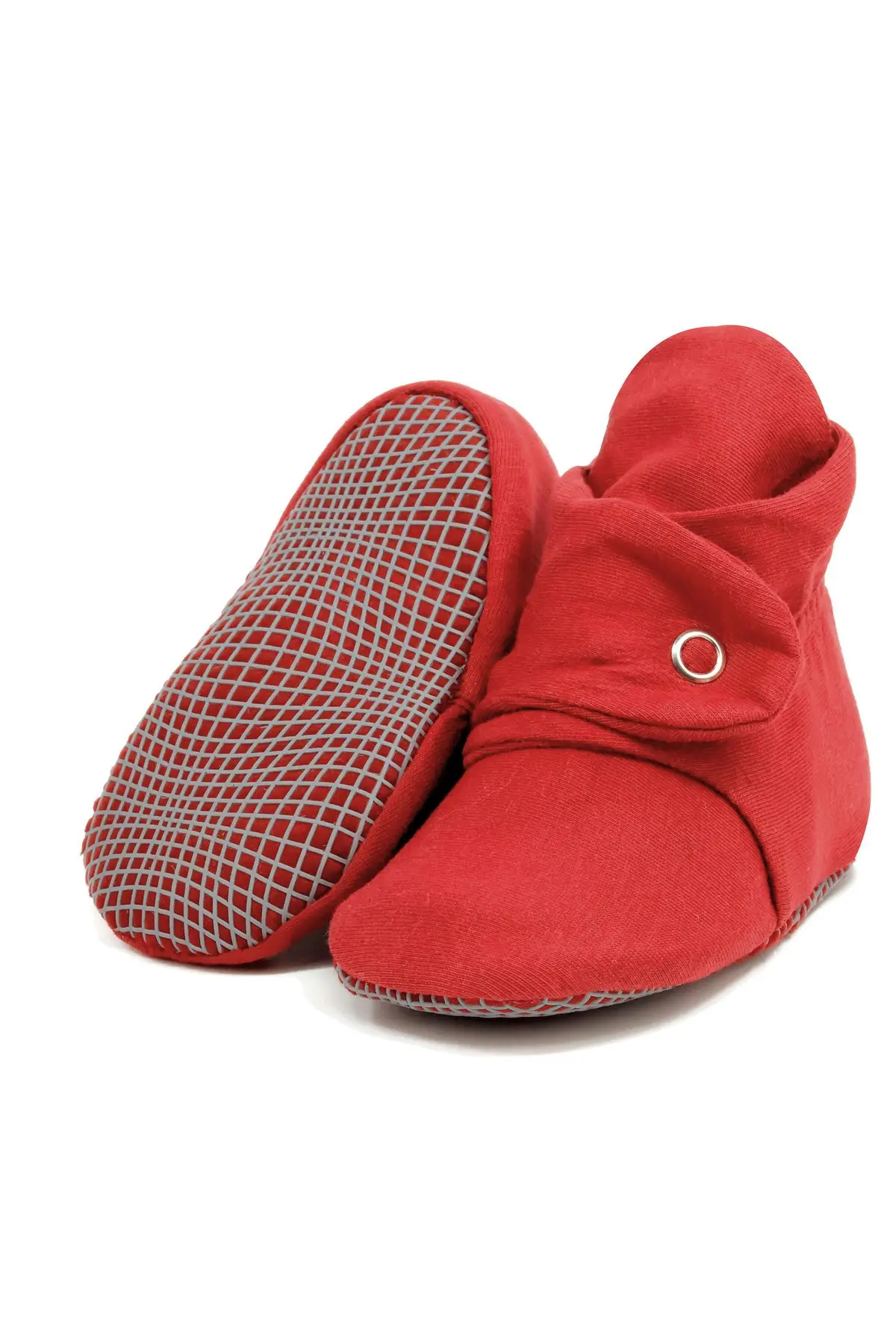 Ella Bonna Organik Pamuk Bebek Patiği, Kaydırmaz Taban, Pamuklu Yenidoğan Pandufu Ev Kreş Ayakkabı