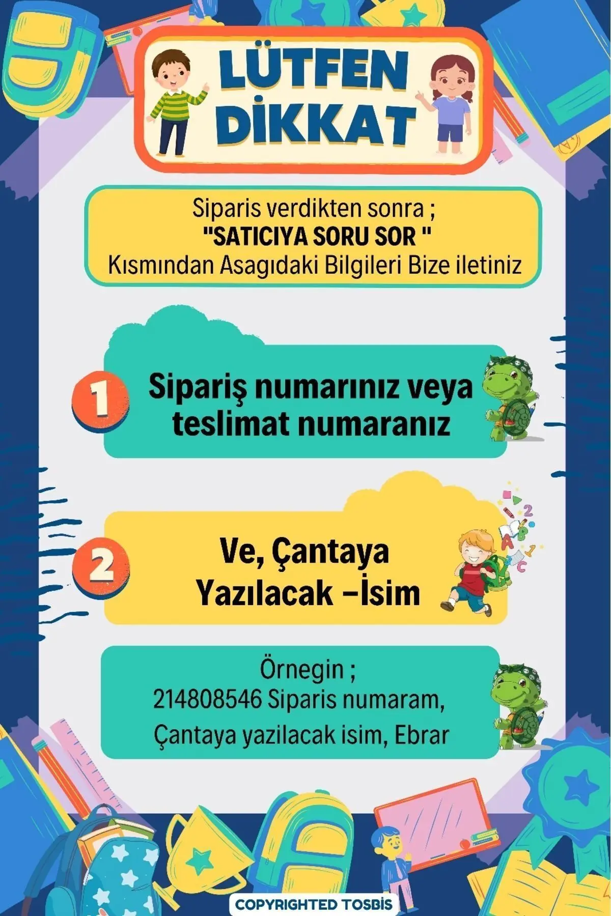 [ Istediğiniz Ismi Yazıyoruz ] Papatya 0-8 Yaş Çocuk Sırt Çantası, Anaokulu-kreş Sırt Çantası