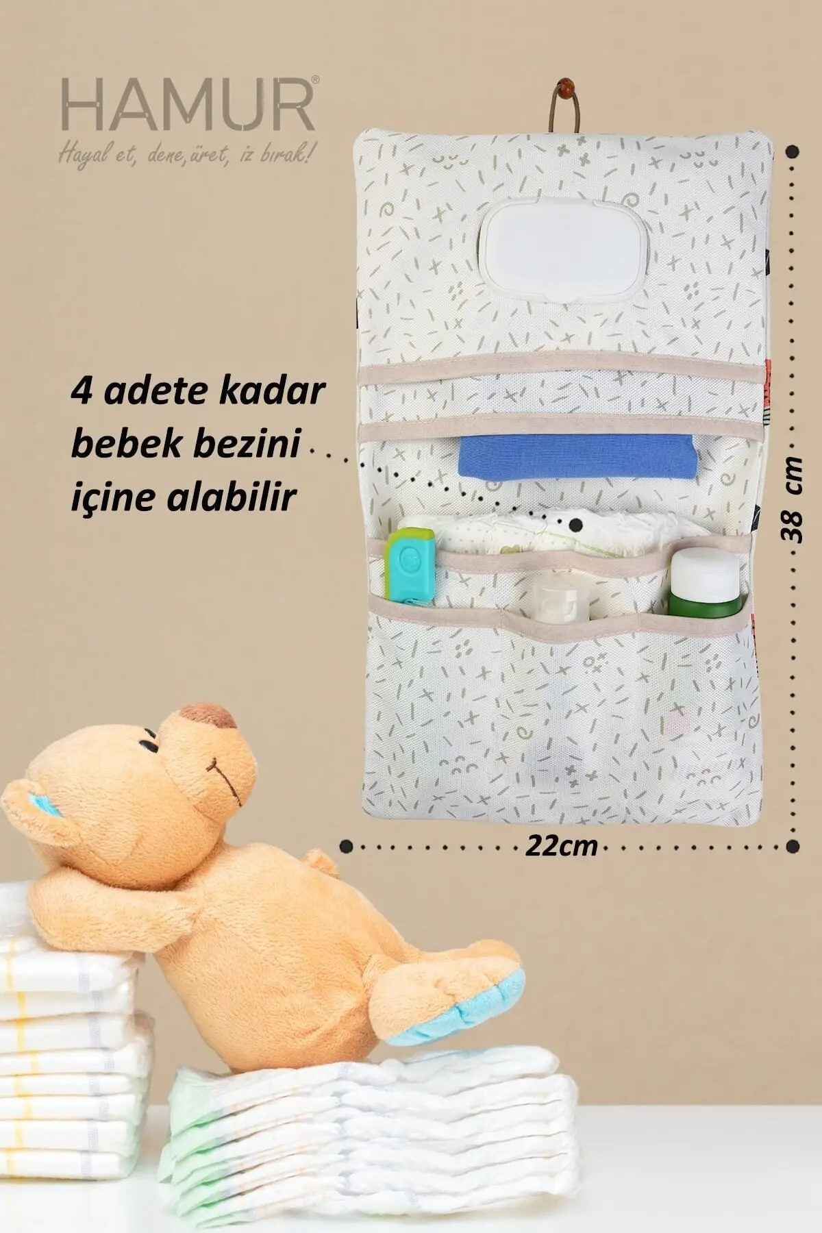 Anne Bebek Bakım Çantası Yenidoğan Alt Açma Değiştirme Düzenleyici Çantası Organizer Poyraz