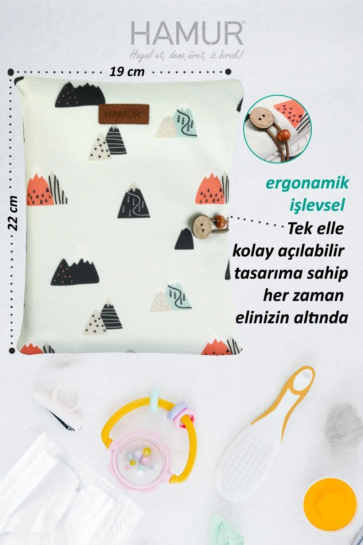 Anne Bebek Bakım Çantası Yenidoğan Alt Açma Değiştirme Düzenleyici Çantası Organizer Poyraz