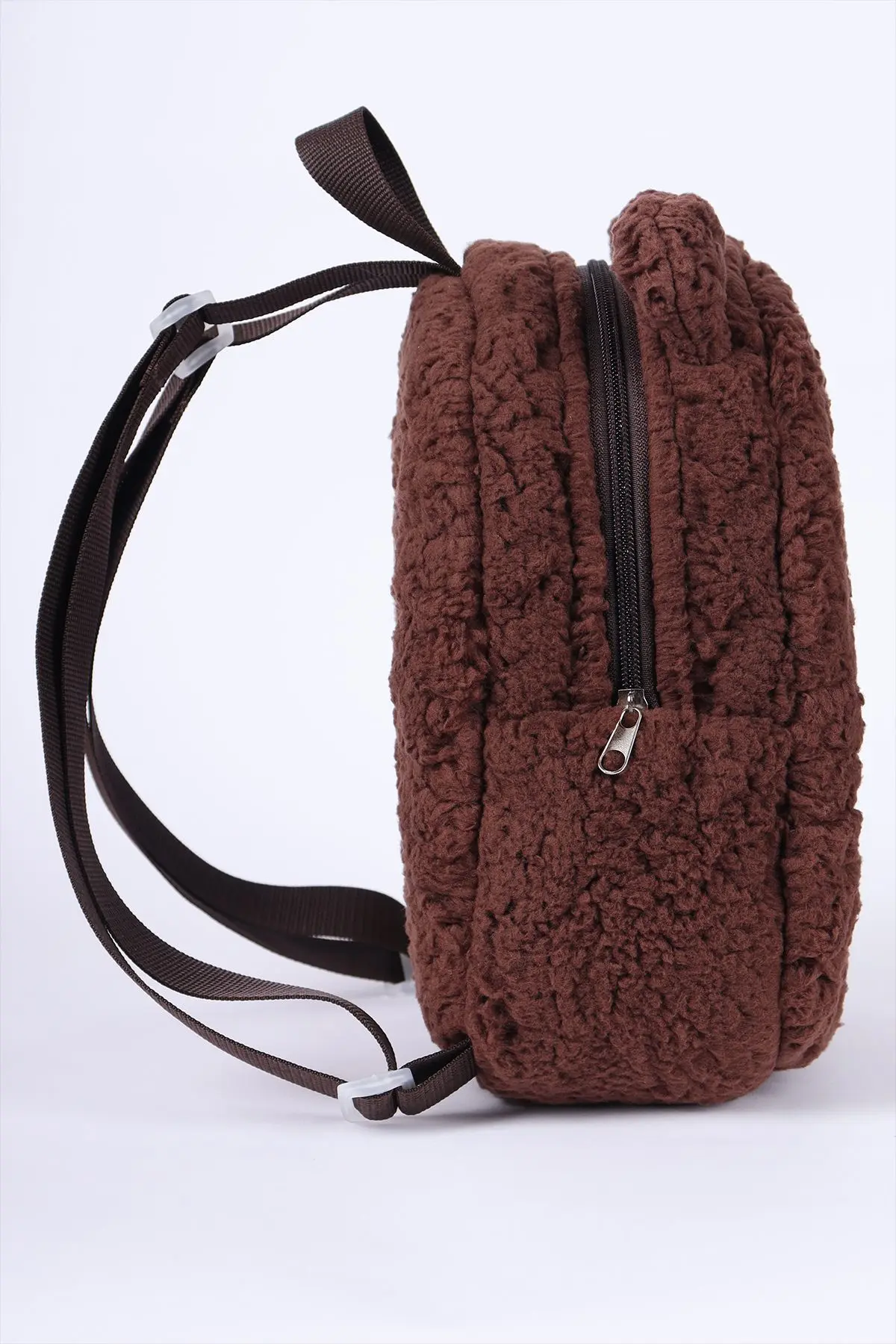 [İSTEDİĞİNİZ İSMİ YAZIYORUZ] - Teddy-Peluş Kahve 0-8 Yaş - Kreş, Anaokulu Çocuk Sırt Çantası