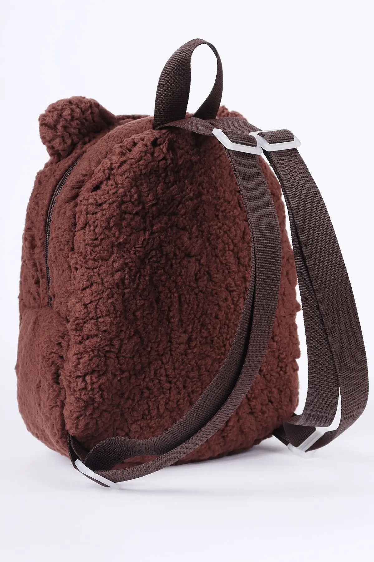 [İSTEDİĞİNİZ İSMİ YAZIYORUZ] - Teddy-Peluş Kahve 0-8 Yaş - Kreş, Anaokulu Çocuk Sırt Çantası