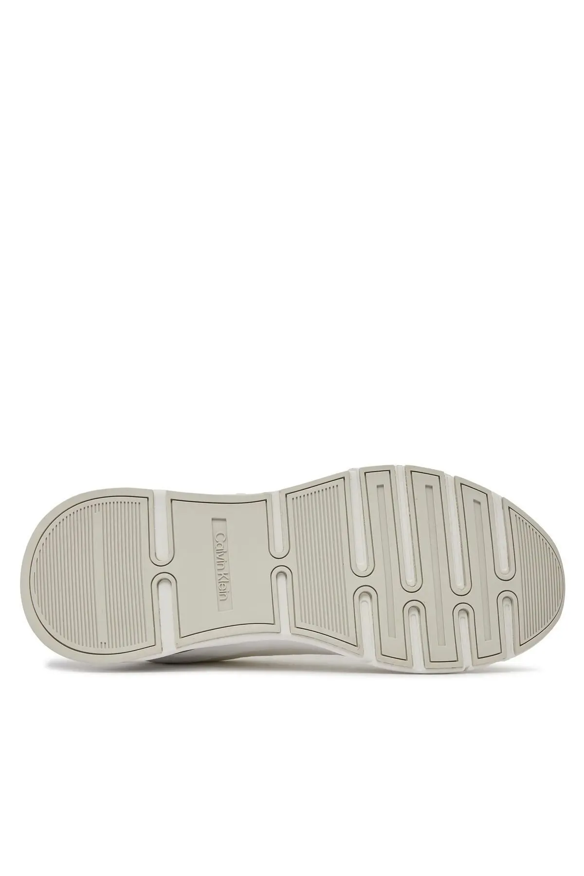 Erkek Marka Logolu Bağcıklı Kaydırmaz Tabanlı Günlük Beyaz Sneaker HM0HM01283-0K4