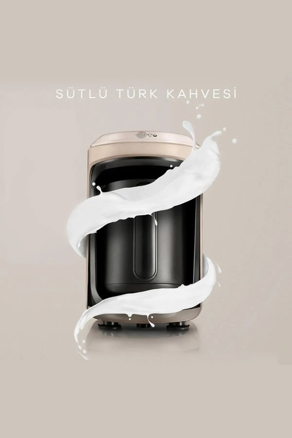Karaca Hatır Hüps Sütlü Türk Kahve Makinesi Bej
