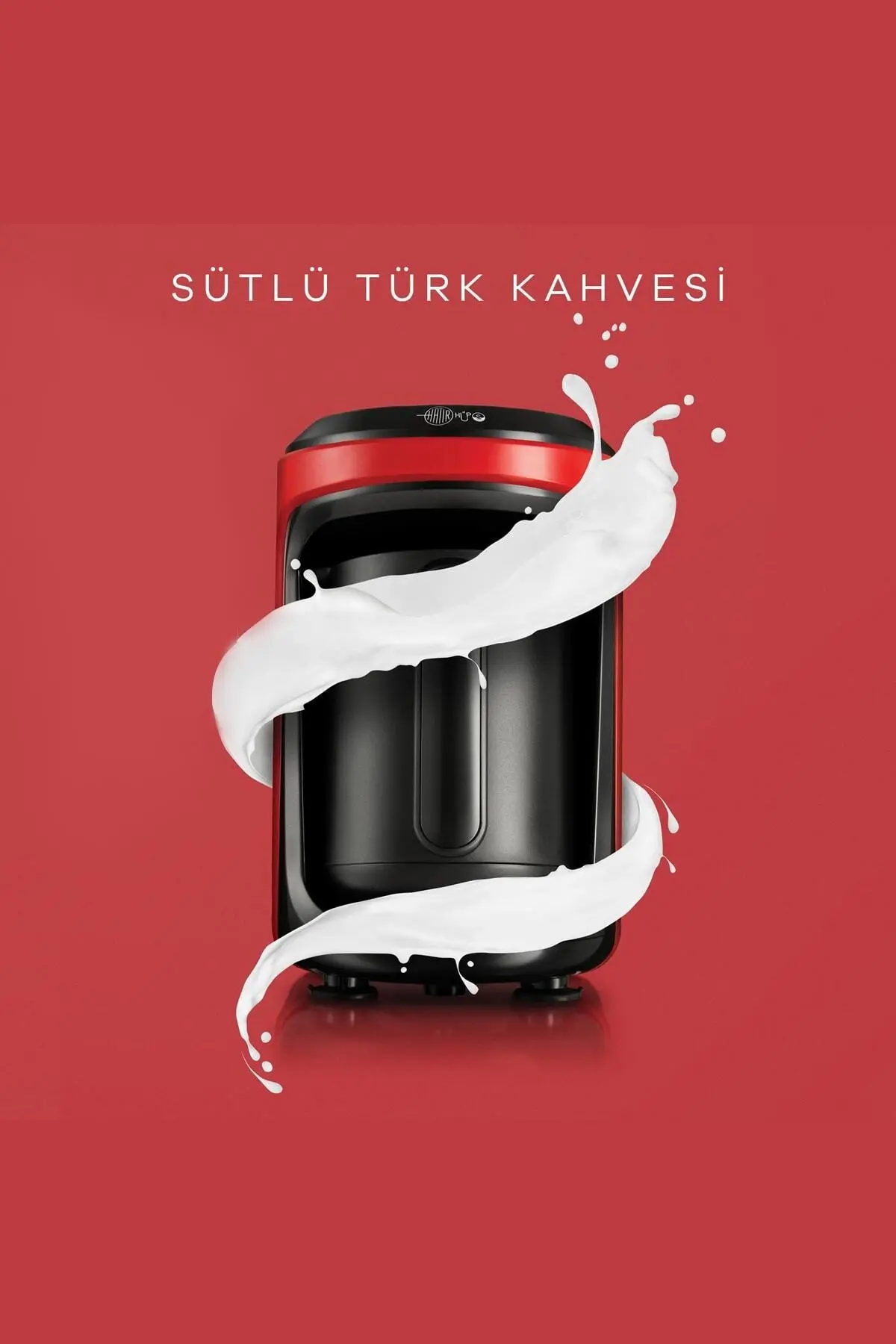 Karaca Hatır Hüps Sütlü Türk Kahve Makinesi Kırmızı