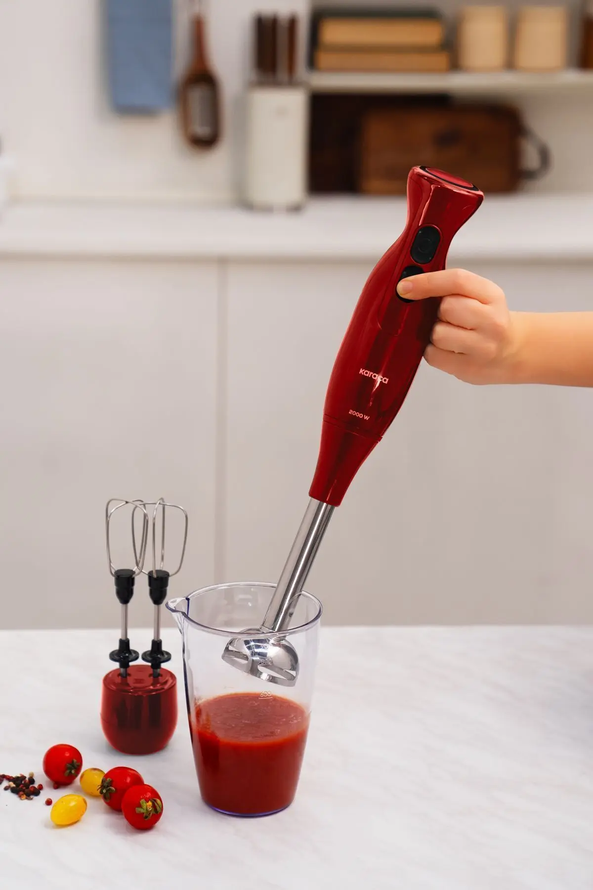 Pro Multimax 6 in 1 Çok Amaçlı Mutfak Robotu Red