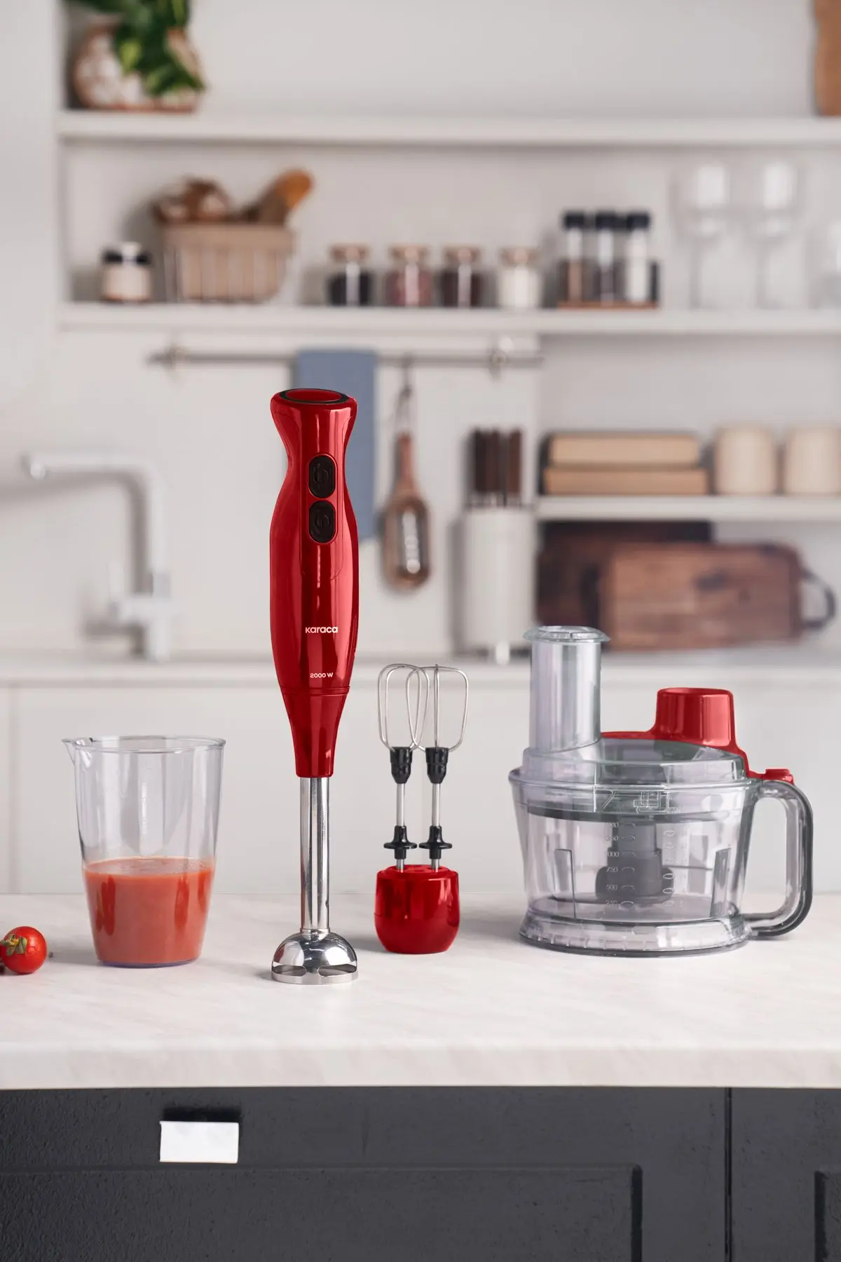 Pro Multimax 6 in 1 Çok Amaçlı Mutfak Robotu Red