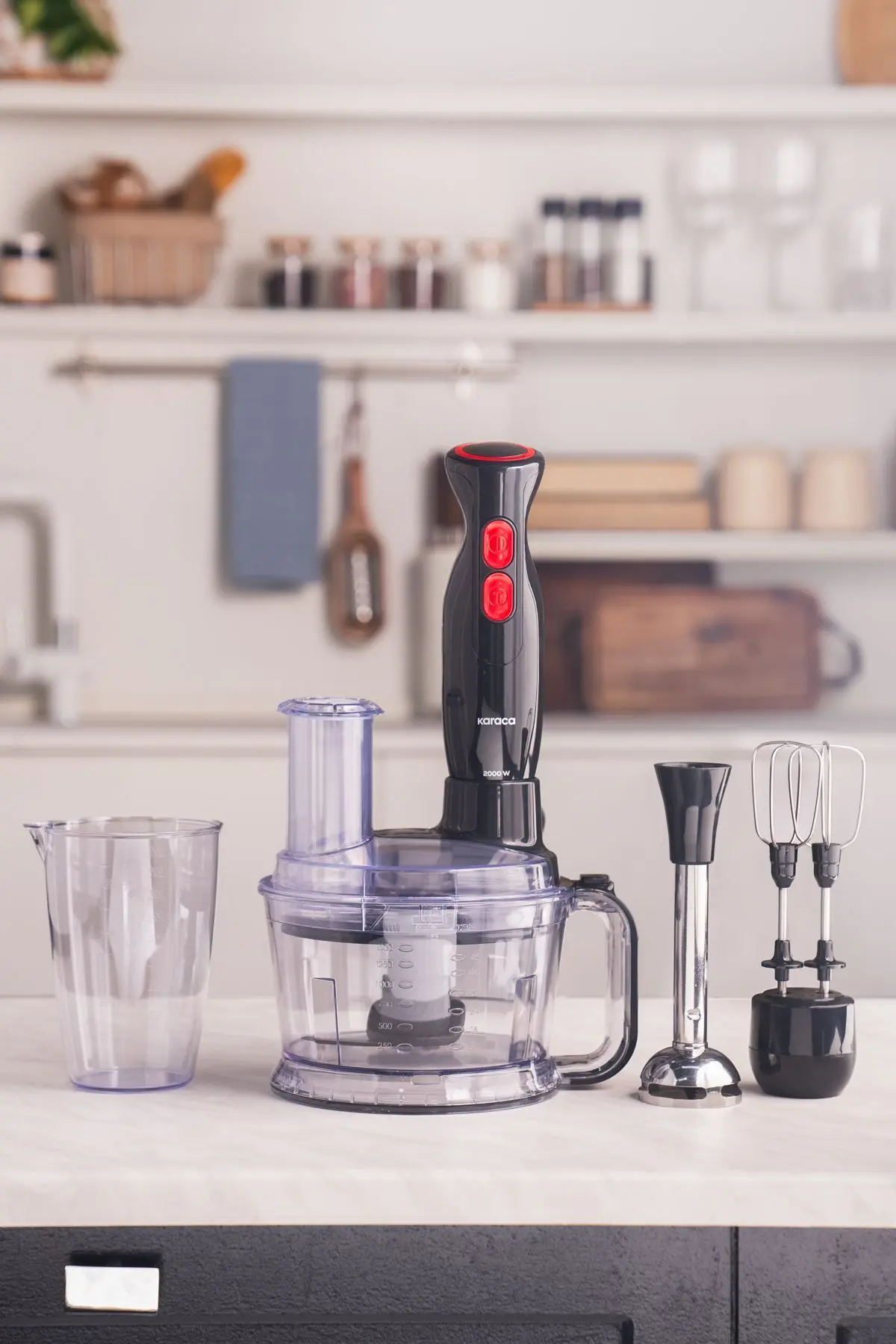 Karaca Pro Multimax 6 in 1 Çok Amaçlı Mutfak Robotu Black