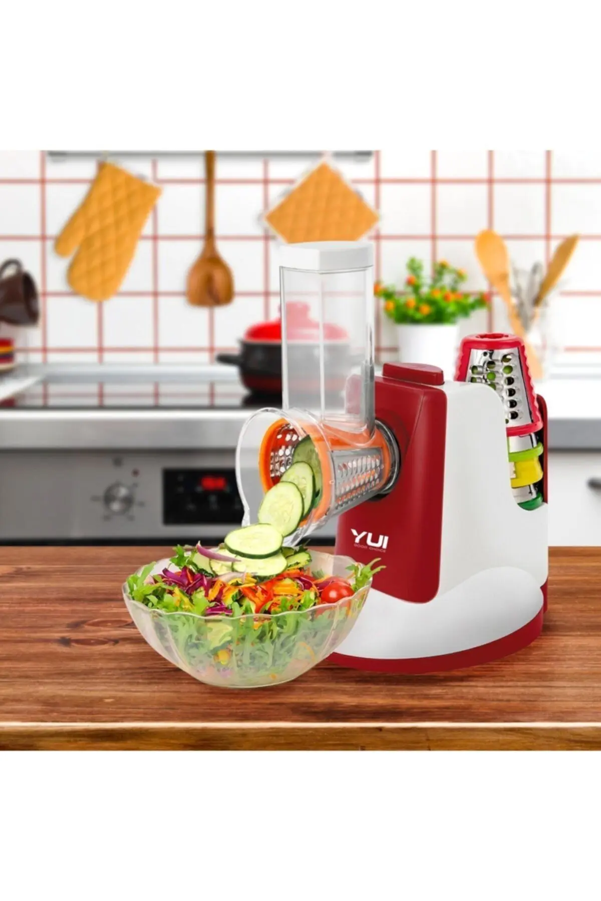 Qcv-326 5'i 1 Arada Otomatik Doğrayıcı-rende- Dilimleme Makinesi