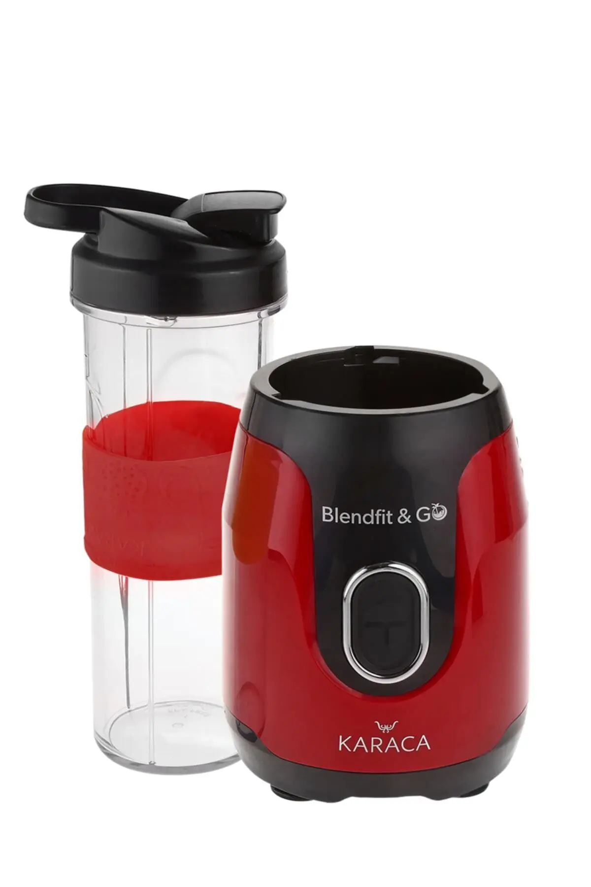 Karaca Kırmızı Blendfit Go Personal Kişisel Smoothie Blender Red 220 - 240 V C / F 2 Yıl 500+ ml Modern 50