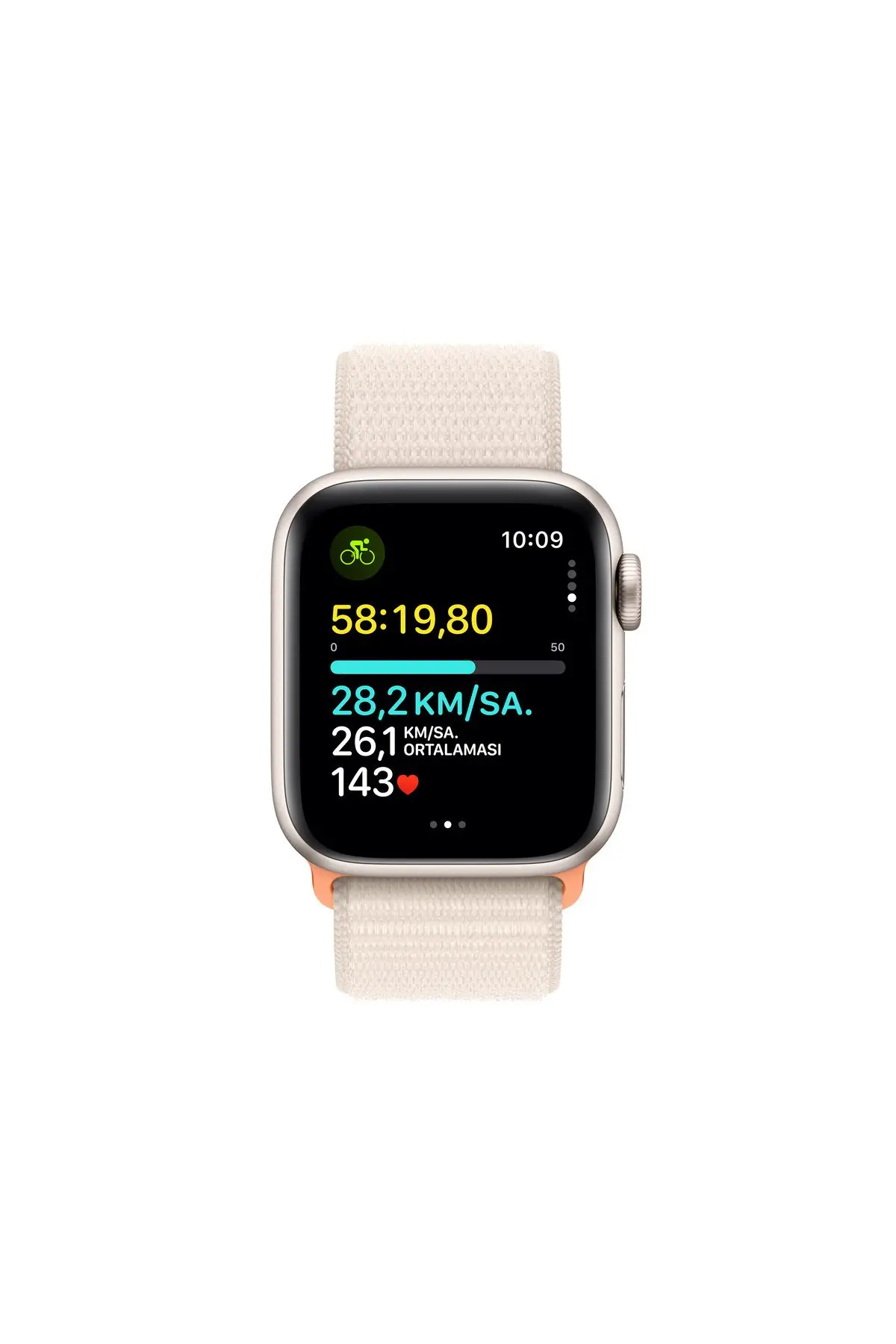 Watch SE GPS 40mm Yıldız Işığı Alüminyum Kasa ve Yıldız Işığı Spor Loop