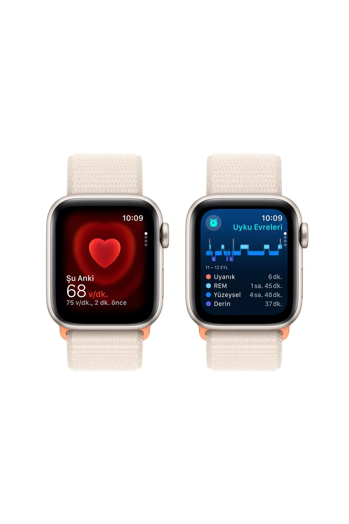 Watch SE GPS 40mm Yıldız Işığı Alüminyum Kasa ve Yıldız Işığı Spor Loop