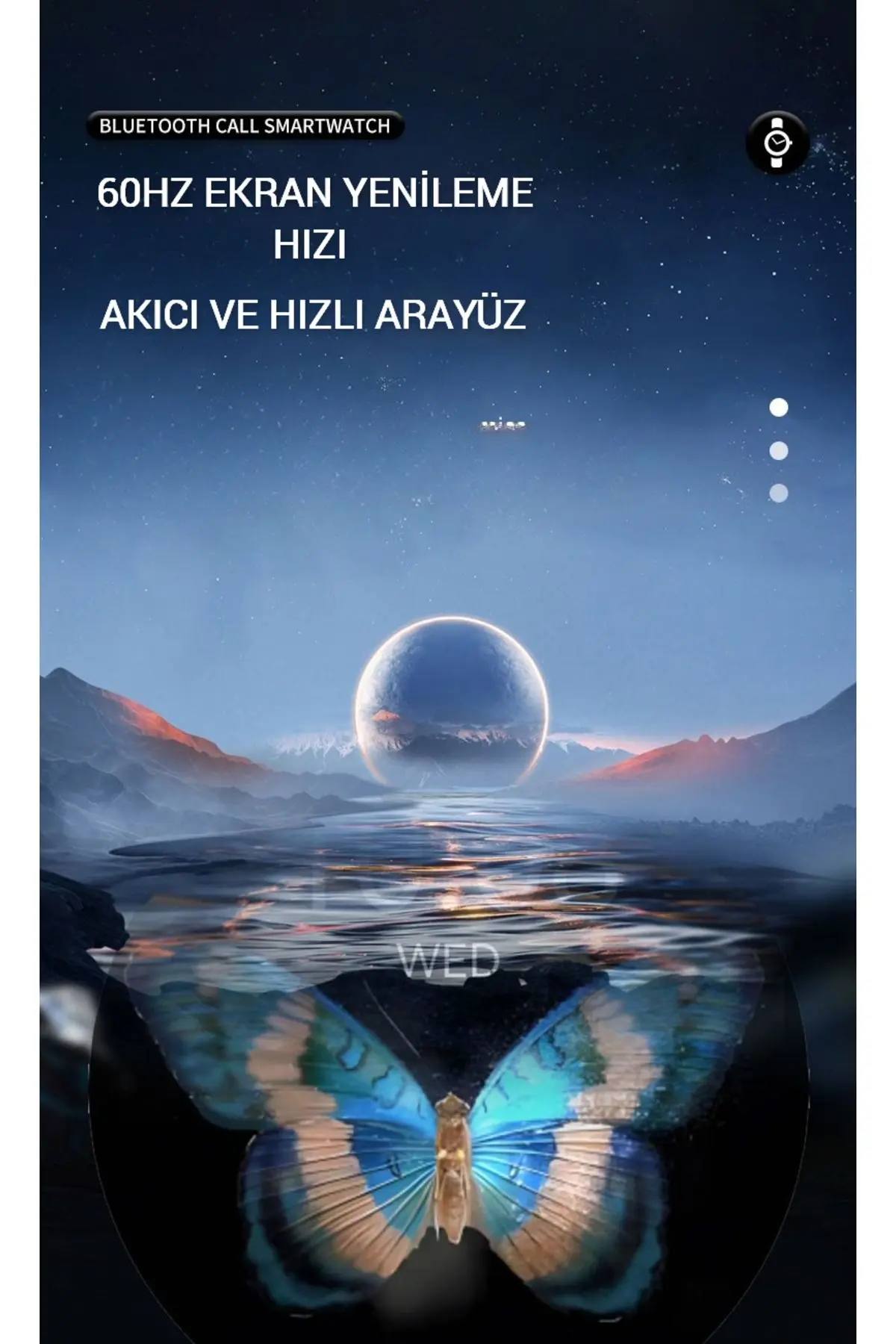 Heyplus GTR Akıllı Saat Bluetooth 5.2 Sesli Görüşme 1.60 inc Amoled Ekran Silver