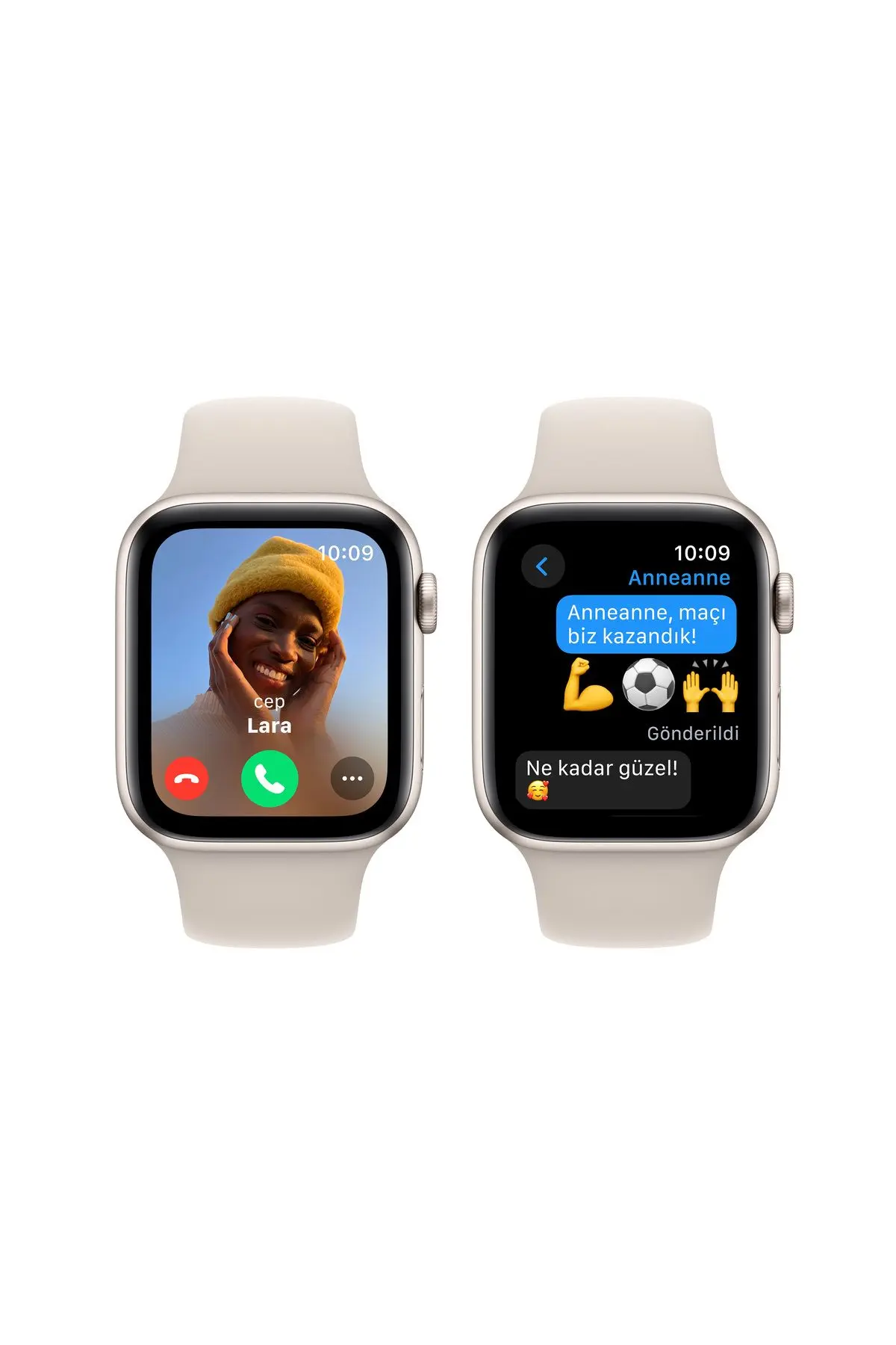 Watch SE GPS 44mm Yıldız Işığı Alüminyum Kasa ve Yıldız Işığı Spor Kordon - S/M