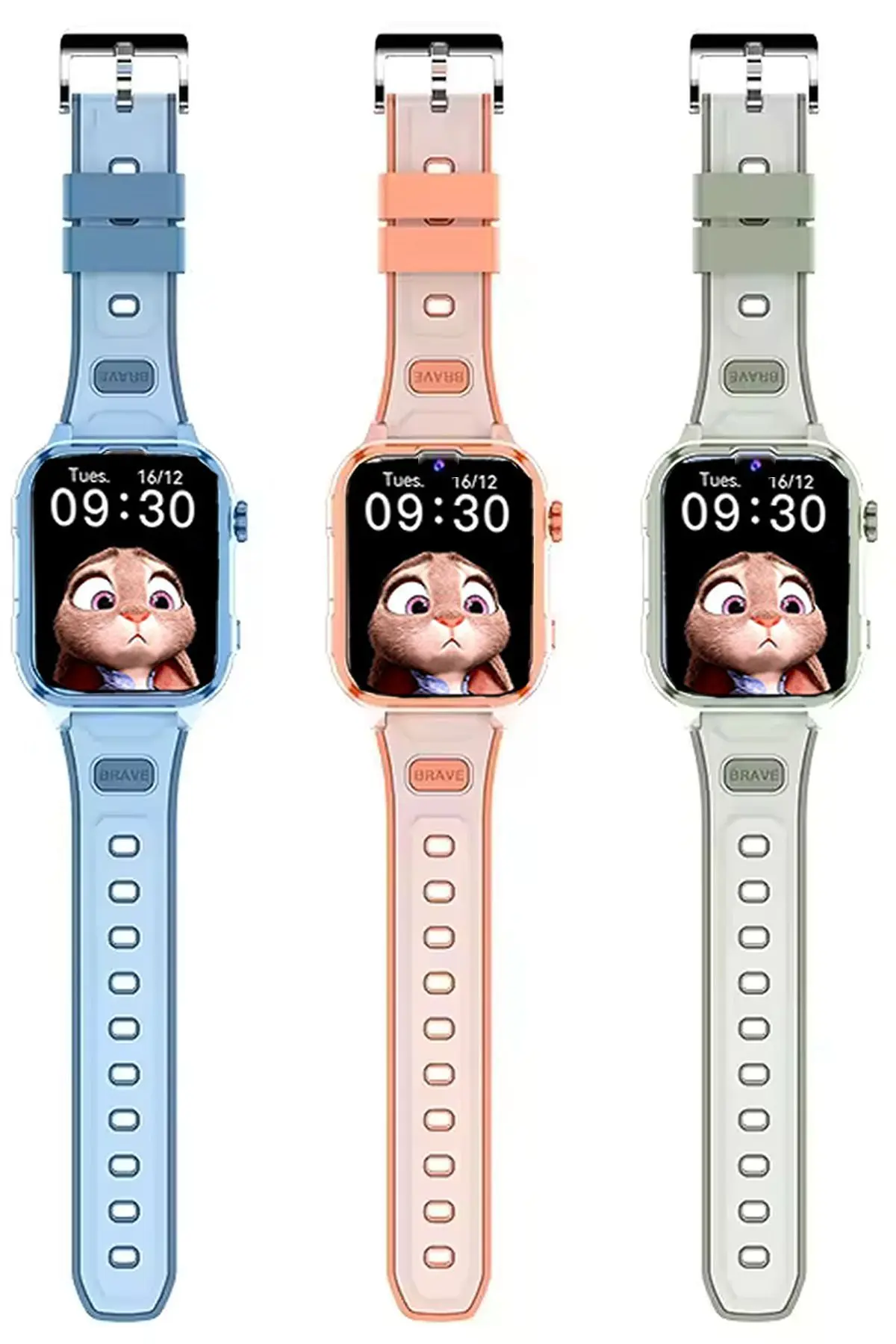 Z50 Görüntülü Görüşme Gps Wıfı Net Konum Gizli Dinleme Akıllı Çocuk Takip Saati Sim Kartlı - Turuncu