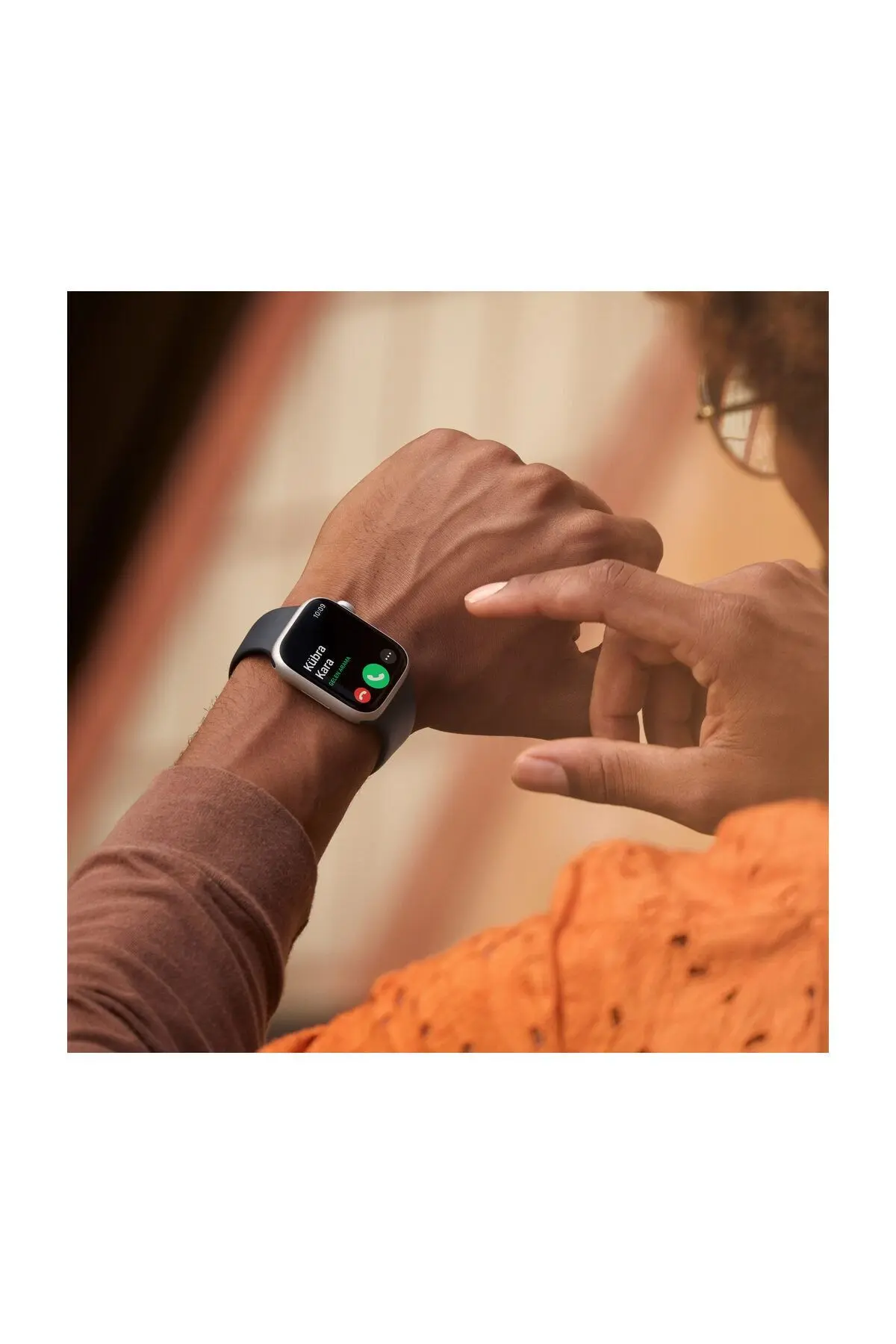 Watch Series 8 45mm GPS Kırmızı Alüminyum Kasa ve Spor Kordon - Regular (Apple Türkiye Garantili)