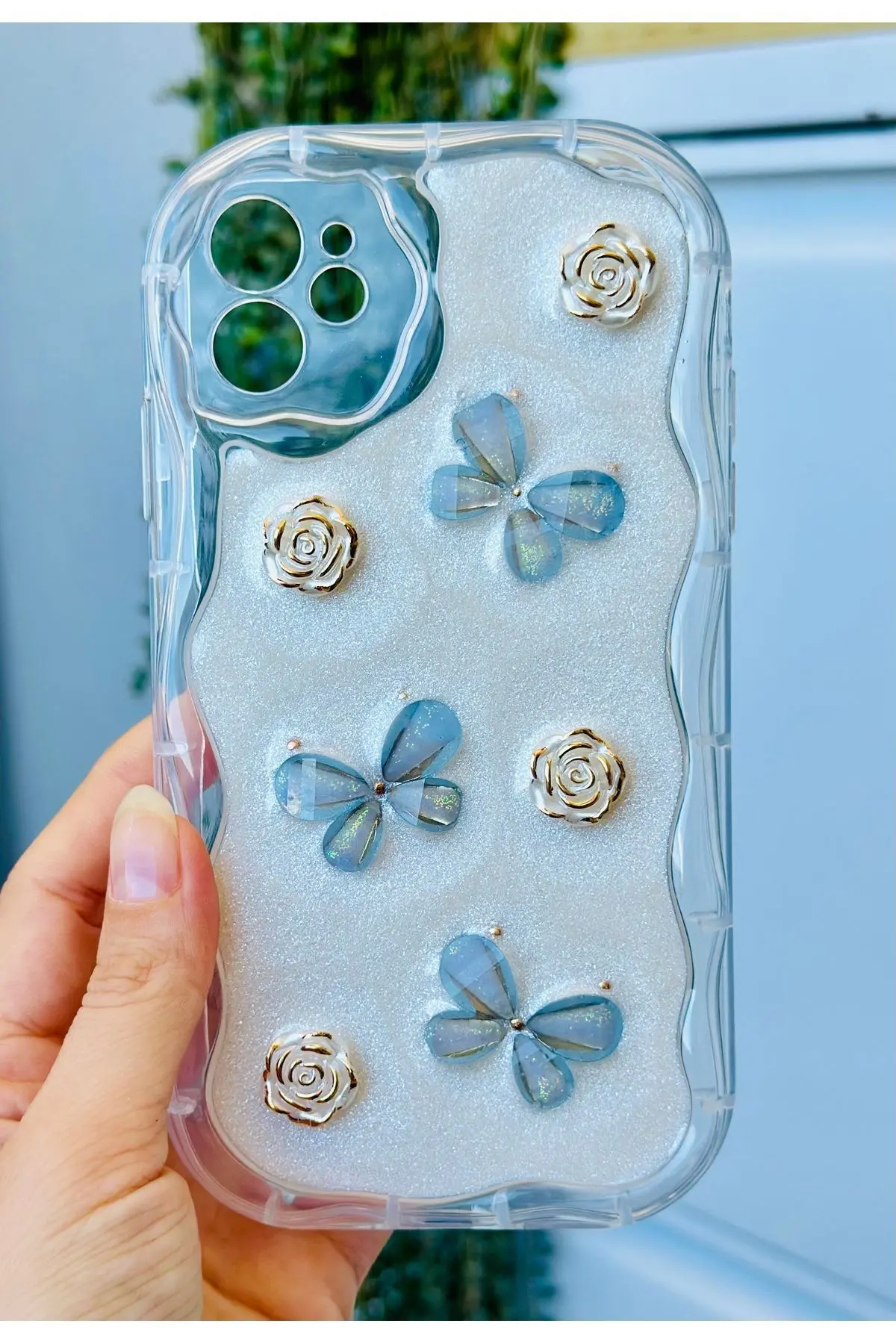 Iphone 11 Uyumlu 3d Oyuncak Kelebek Tasarımlı Yumuşak Silikon Kılıf