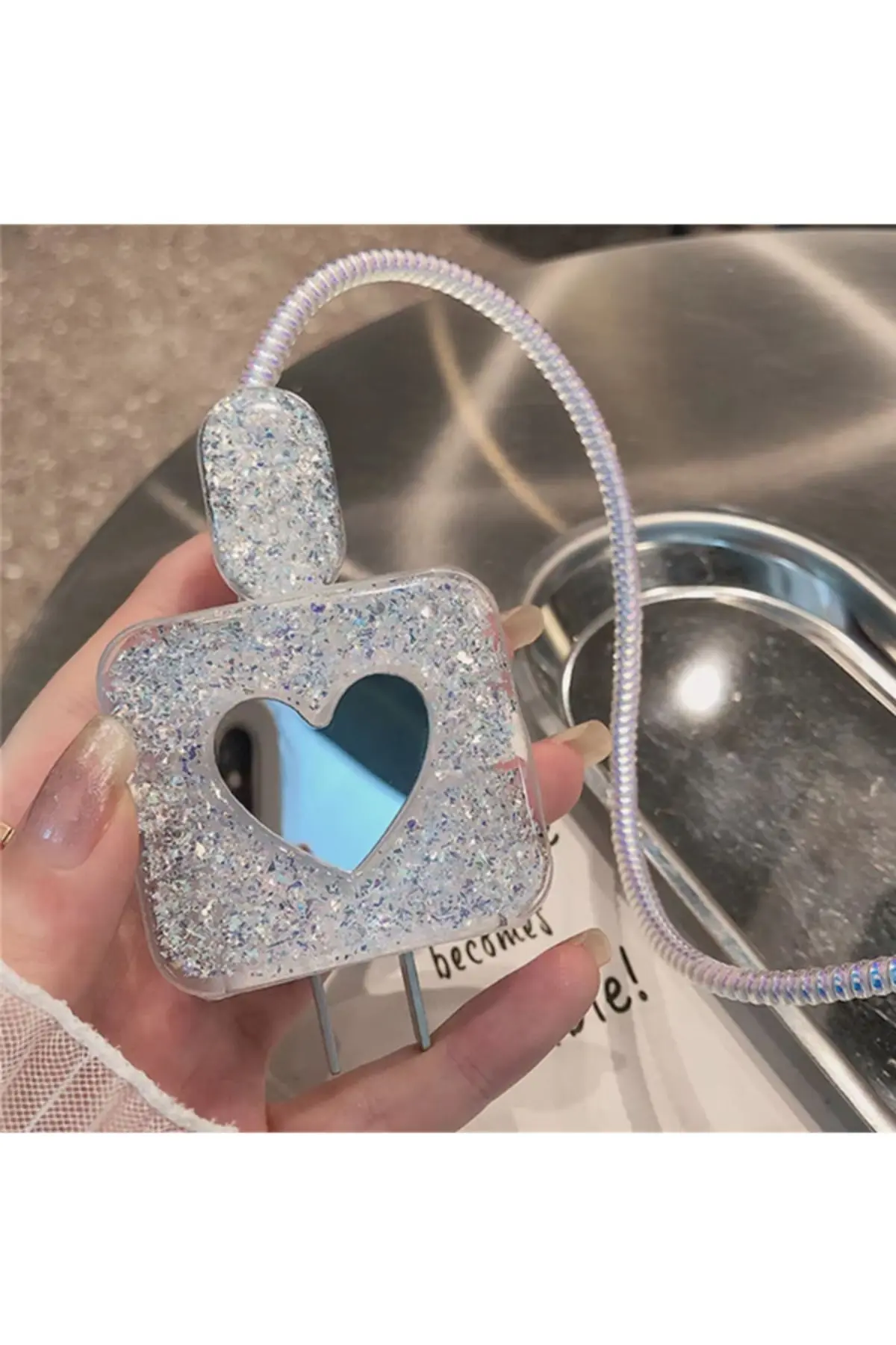 18W/20W Uyumlu Şarj Kılıfı, Şarj Kablosu Örme Aparatı, Kablo Koruyucu Aparatı, Toparlayıcı