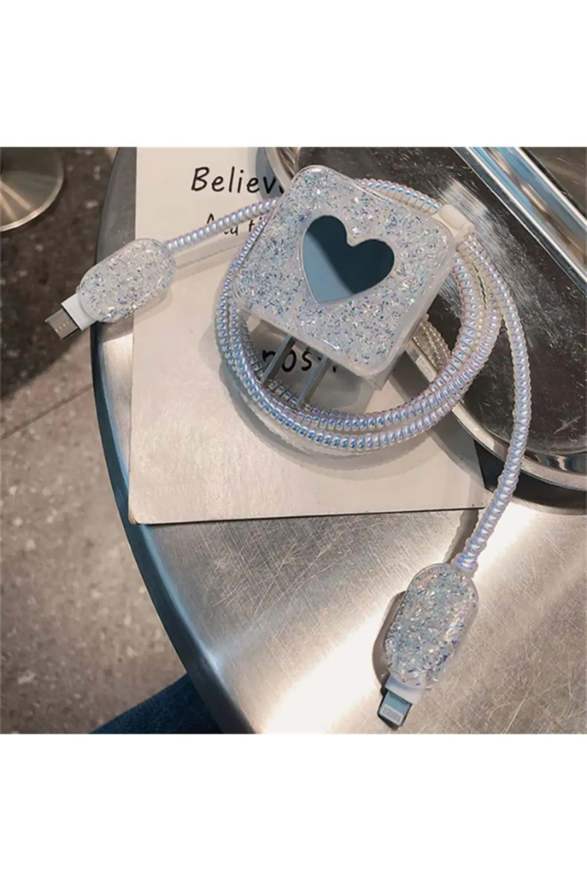 18W/20W Uyumlu Şarj Kılıfı, Şarj Kablosu Örme Aparatı, Kablo Koruyucu Aparatı, Toparlayıcı