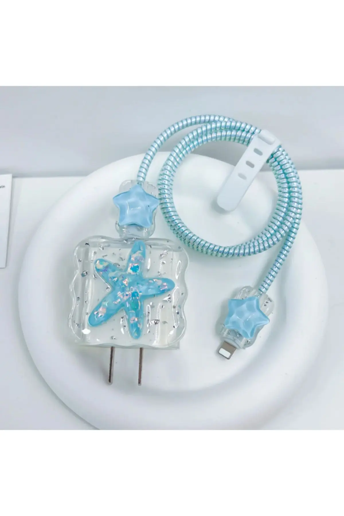 18W/20W Uyumlu Şarj Kılıfı, Şarj Kablosu Örme Aparatı, Kablo Koruyucu Aparatı, Toparlayıcı