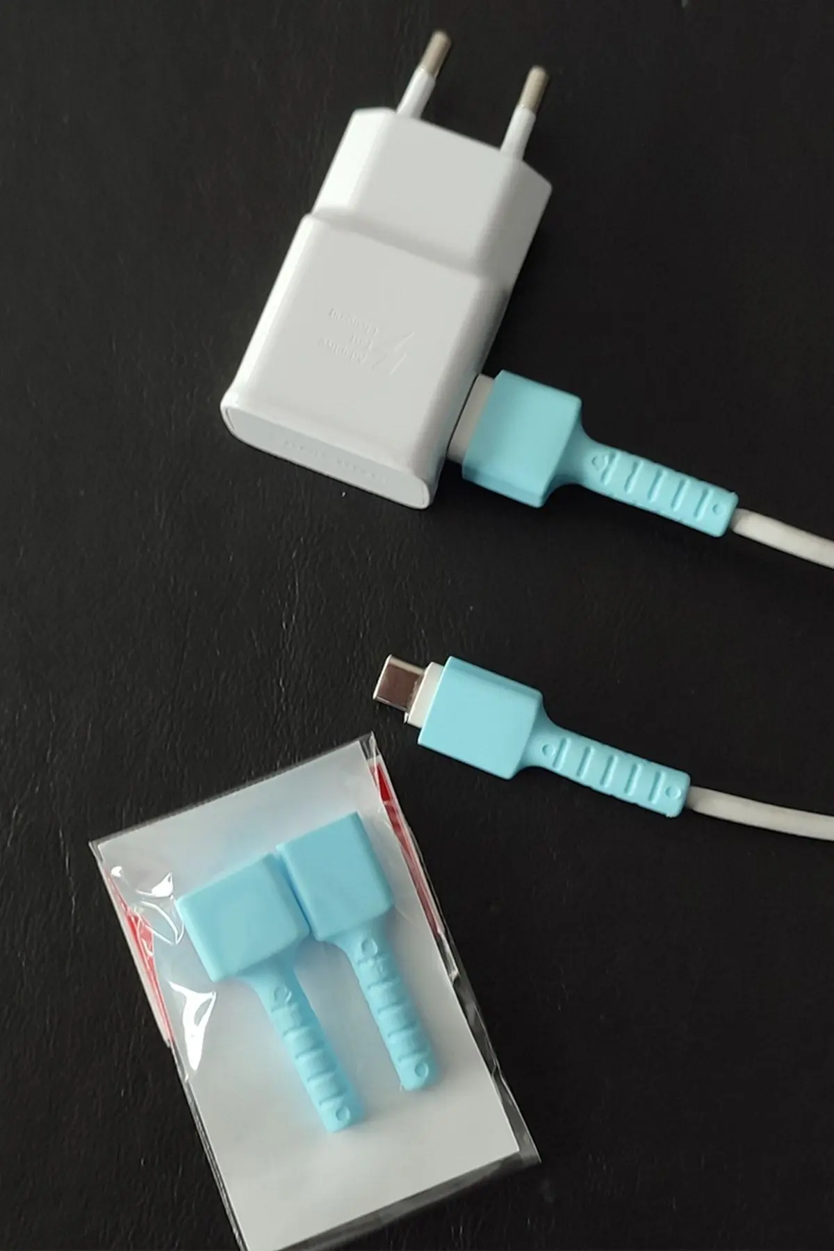 Kablo Ucu Koruyucu Tüm Android Usb-type-c Kablo Uyumlu Silikon Kapak