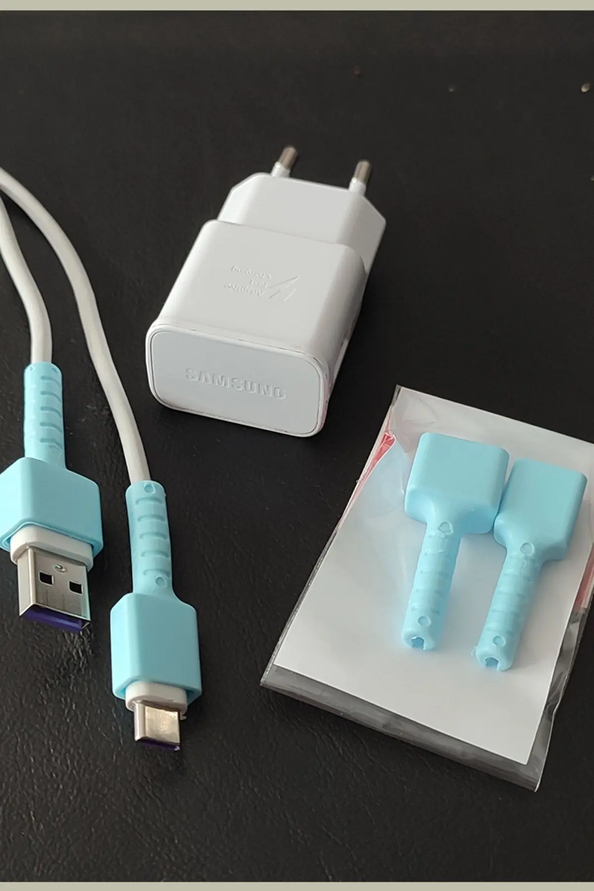 Kablo Ucu Koruyucu Tüm Android Usb-type-c Kablo Uyumlu Silikon Kapak