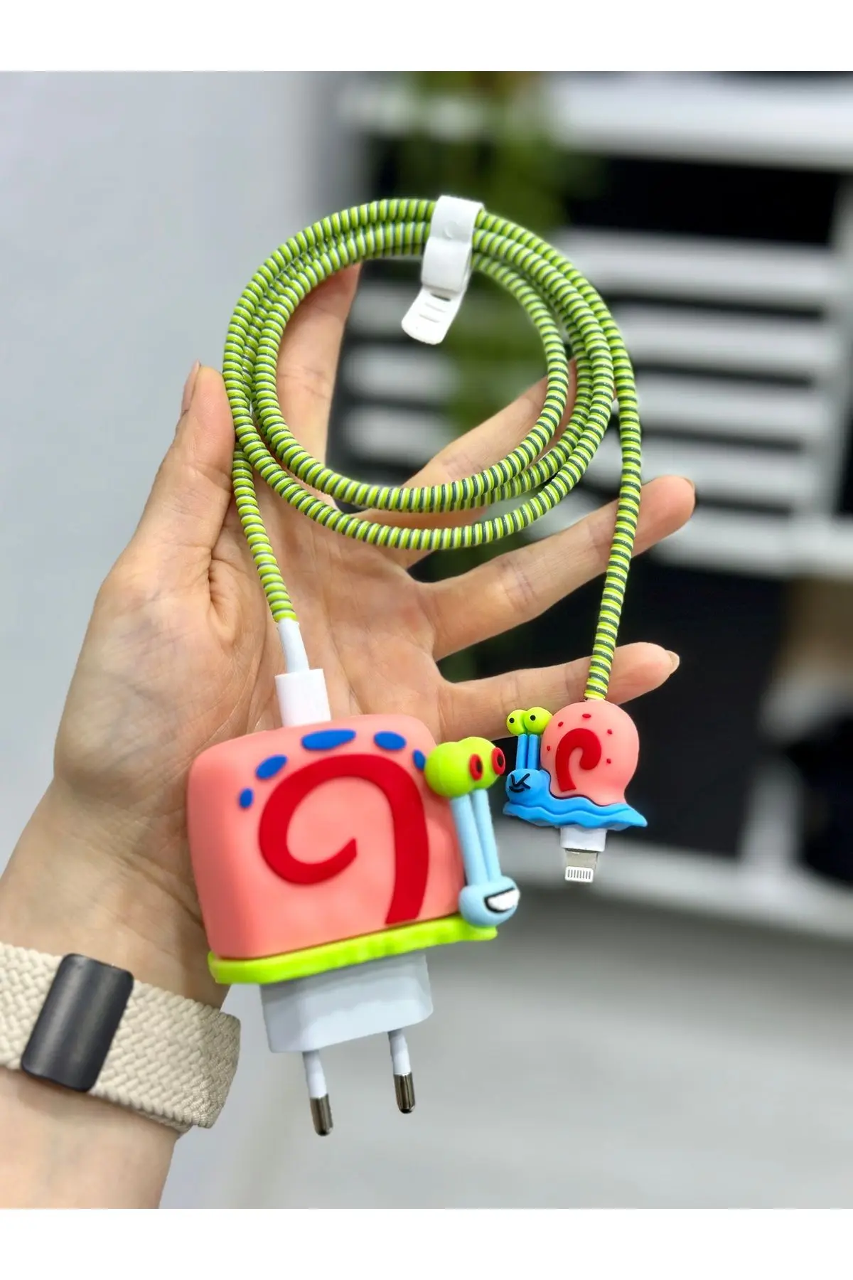 iPhone 18/20 W Şarj Cihazı Uyumlu 4 Parça Şarj Koruma Seti