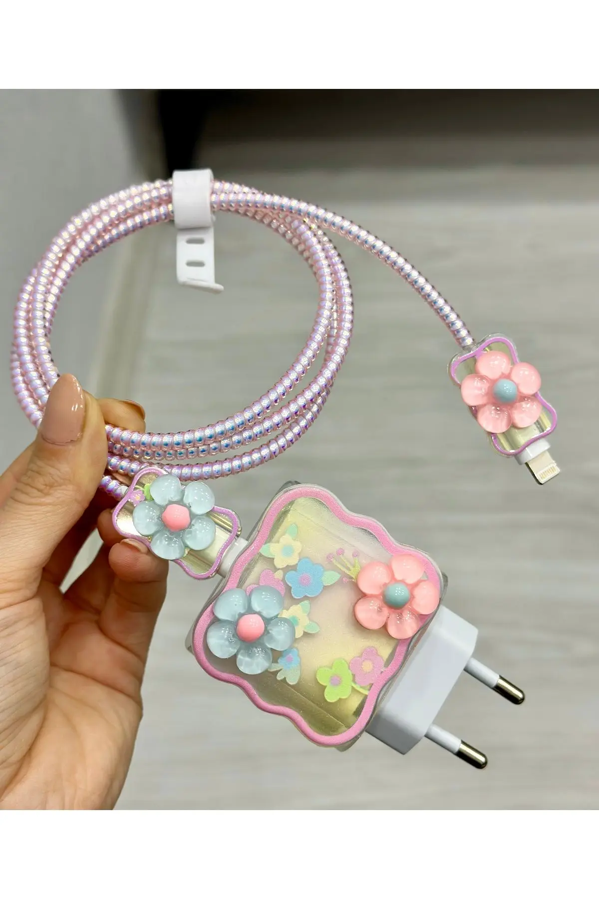 iPhone 18/20 W Şarj Cihazı Uyumlu 5 Parça Şarj Koruma Seti