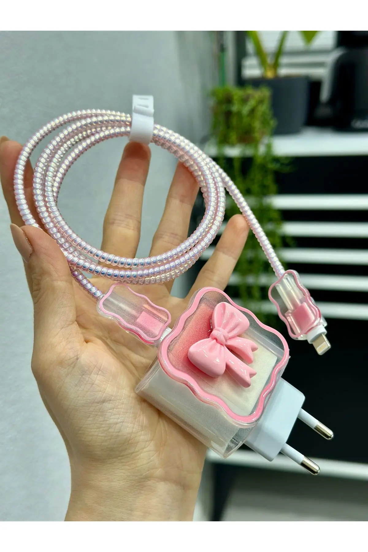 iPhone 18/20 W Şarj Cihazı Uyumlu 5 Parça Şarj Koruma Seti