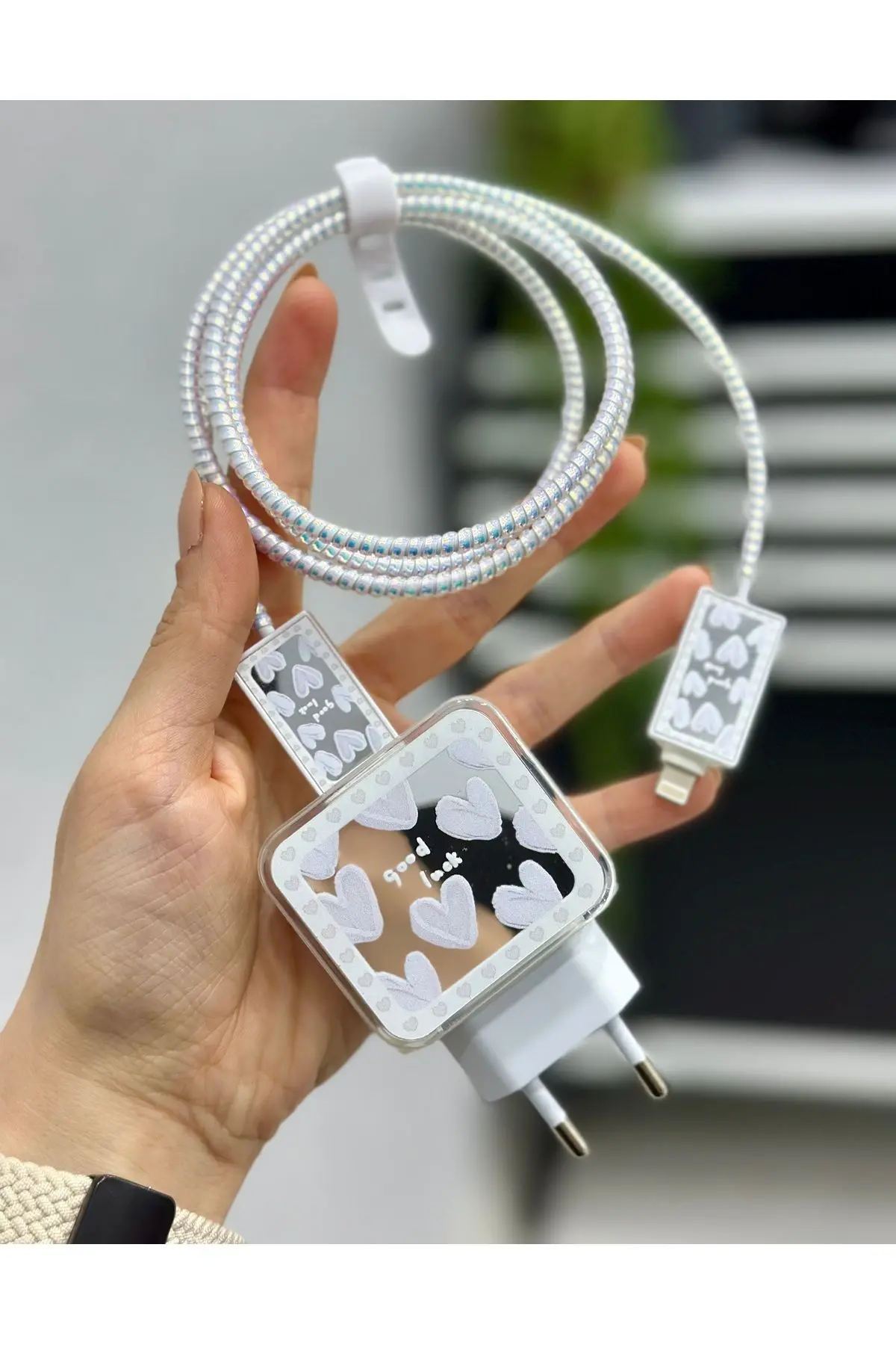 iPhone 18/20 W Şarj Cihazı Uyumlu 5 Parça Şarj Koruma Seti
