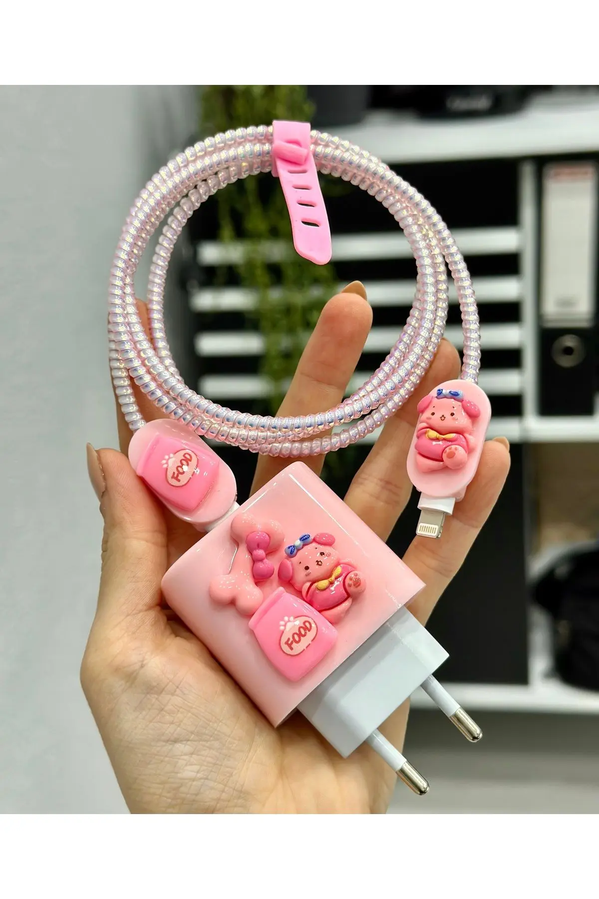 iPhone 18/20 W Şarj Cihazı Uyumlu 5 Parça Şarj Koruma Seti
