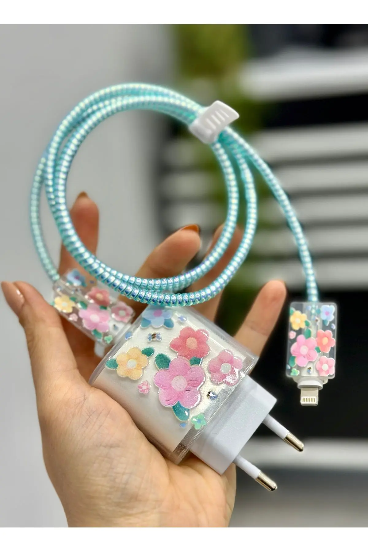 iPhone 18/20 W Şarj Cihazı Uyumlu 5 Parça Şarj Koruma Seti