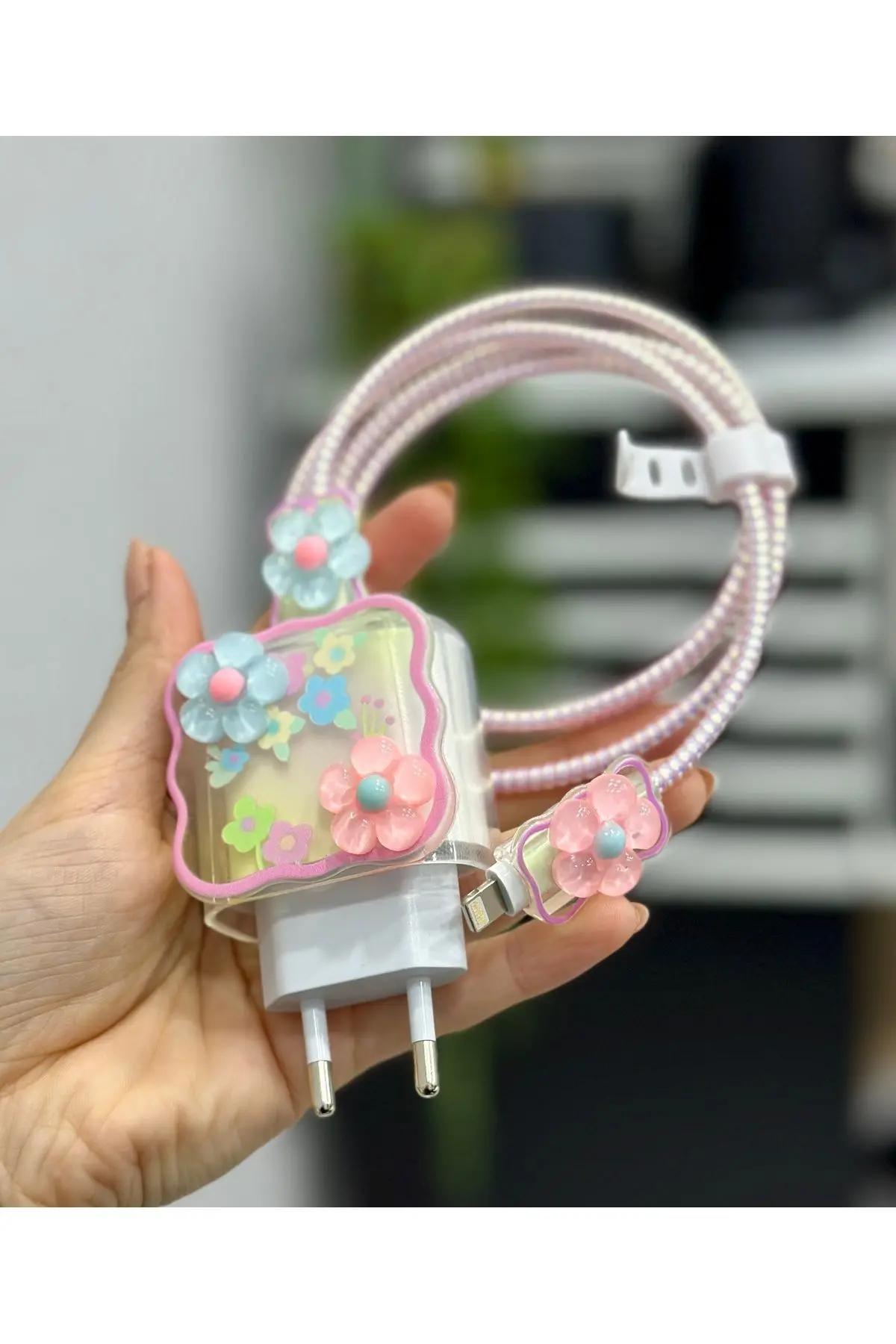 iPhone 18/20 W Şarj Cihazı Uyumlu 5 Parça Şarj Koruma Seti
