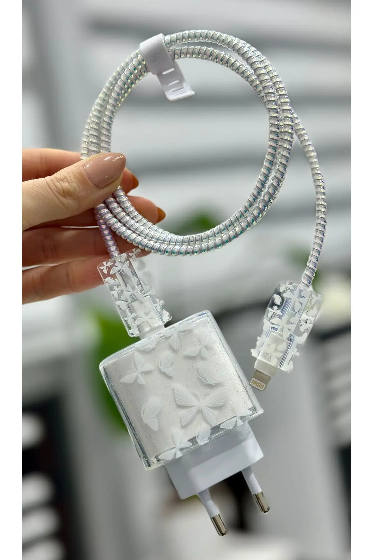 Go Aksesuar iPhone 18/20 W Şarj Cihazı Uyumlu 5 Parça Şarj Koruma Seti