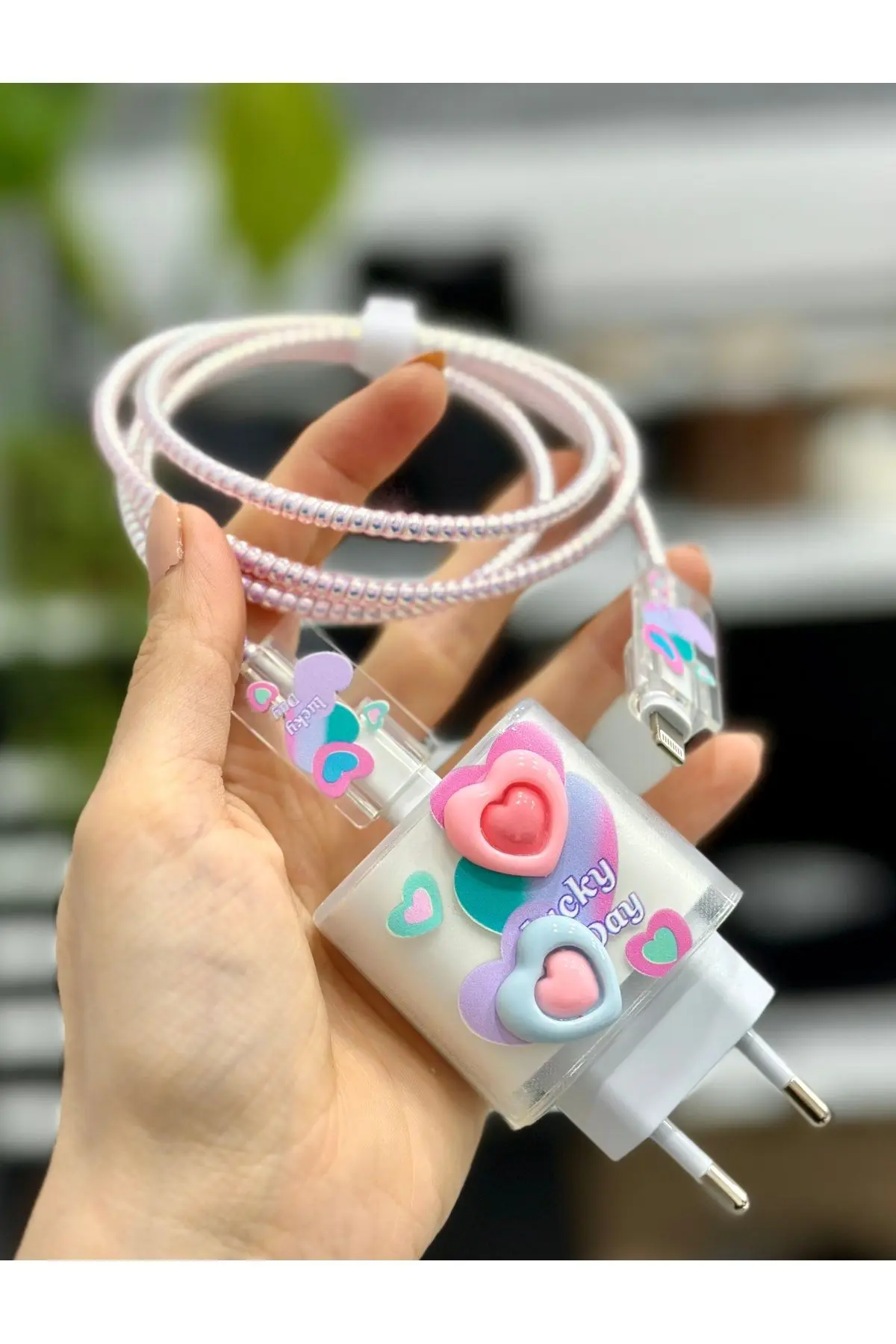 iPhone 18/20 W Şarj Cihazı Uyumlu 5 Parça Şarj Koruma Seti