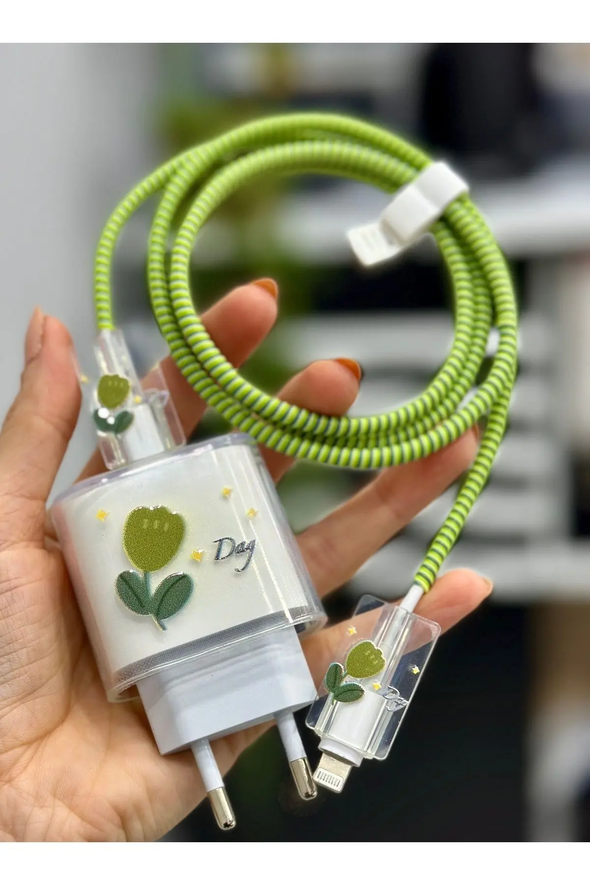 iPhone 18/20 W Şarj Cihazı Uyumlu 5 Parça Şarj Koruma Seti