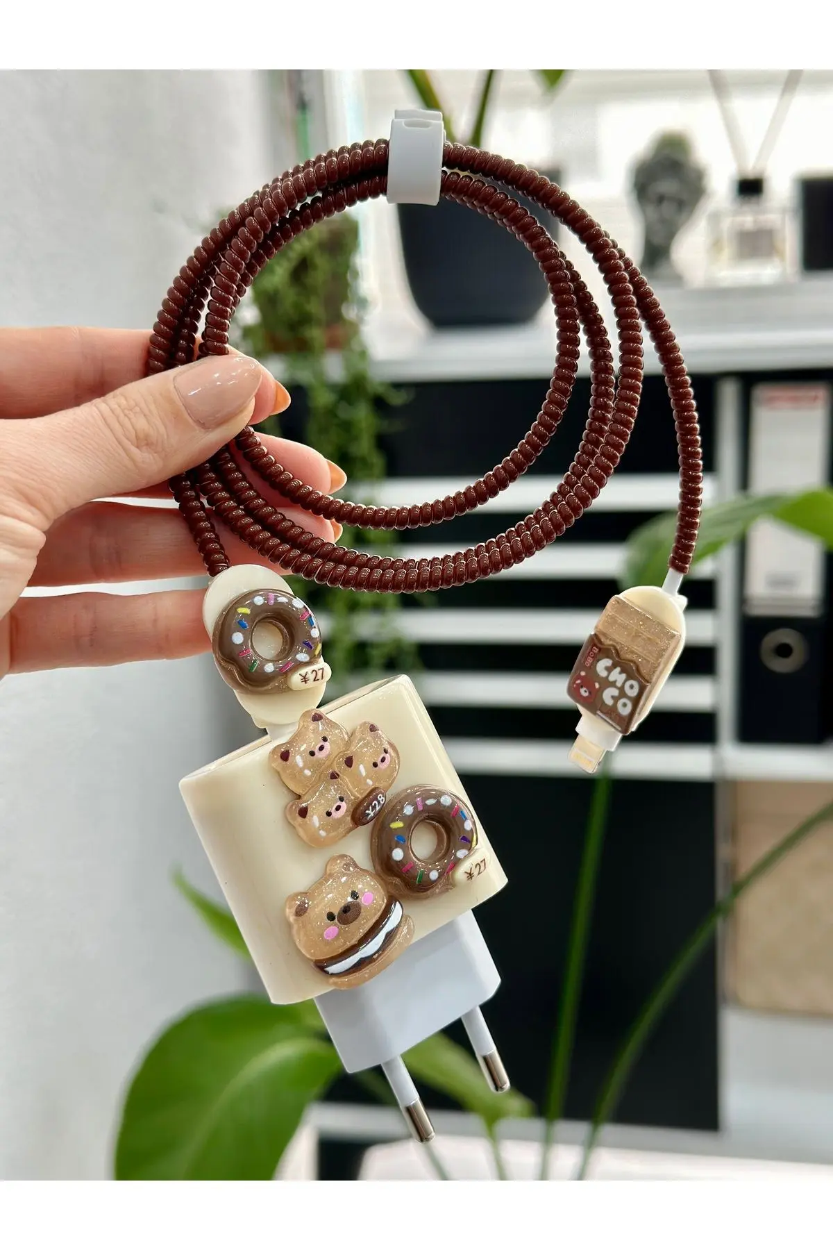 iPhone 18/20 W Şarj Cihazı Uyumlu 5 Parça Şarj Koruma Seti