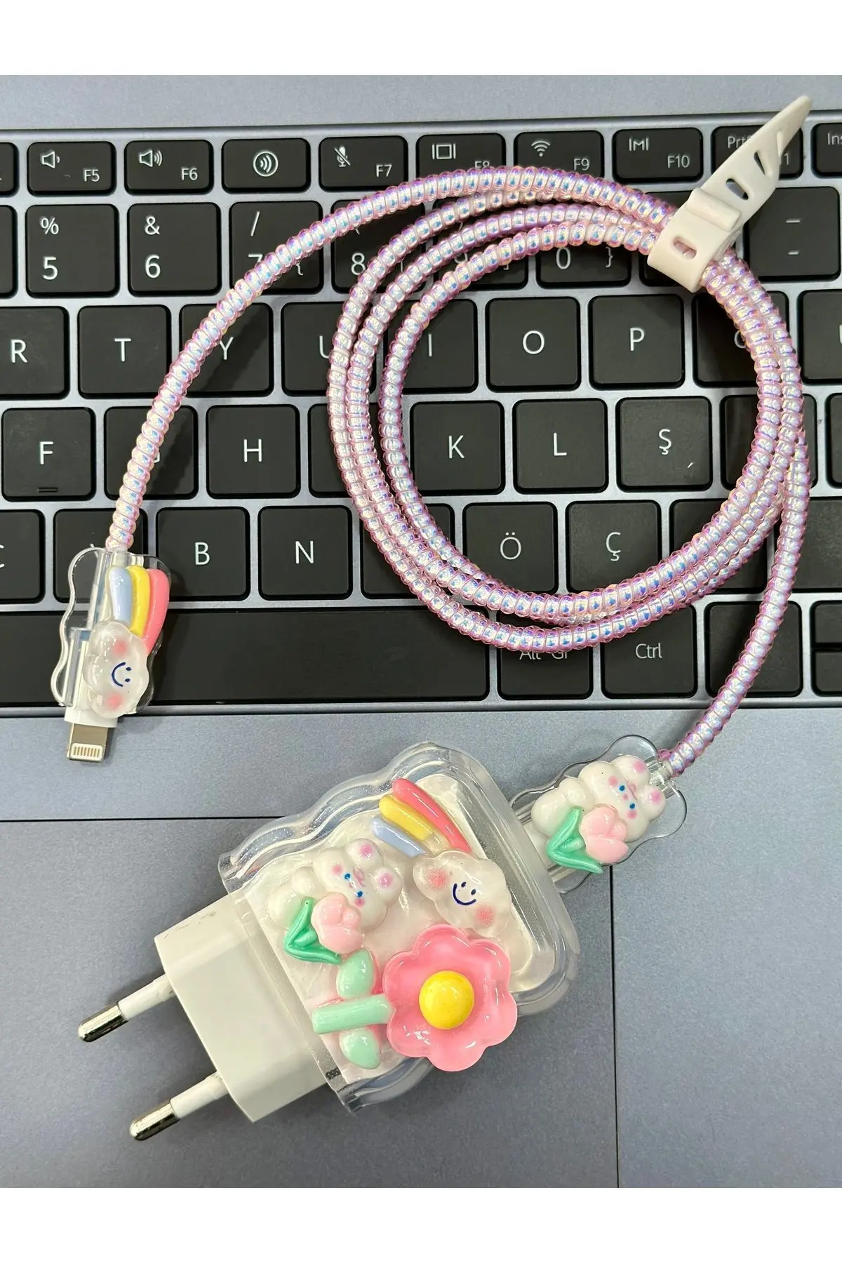 iPhone 18/20 W Şarj Cihazı Uyumlu 5 Parça Şarj Koruma Seti