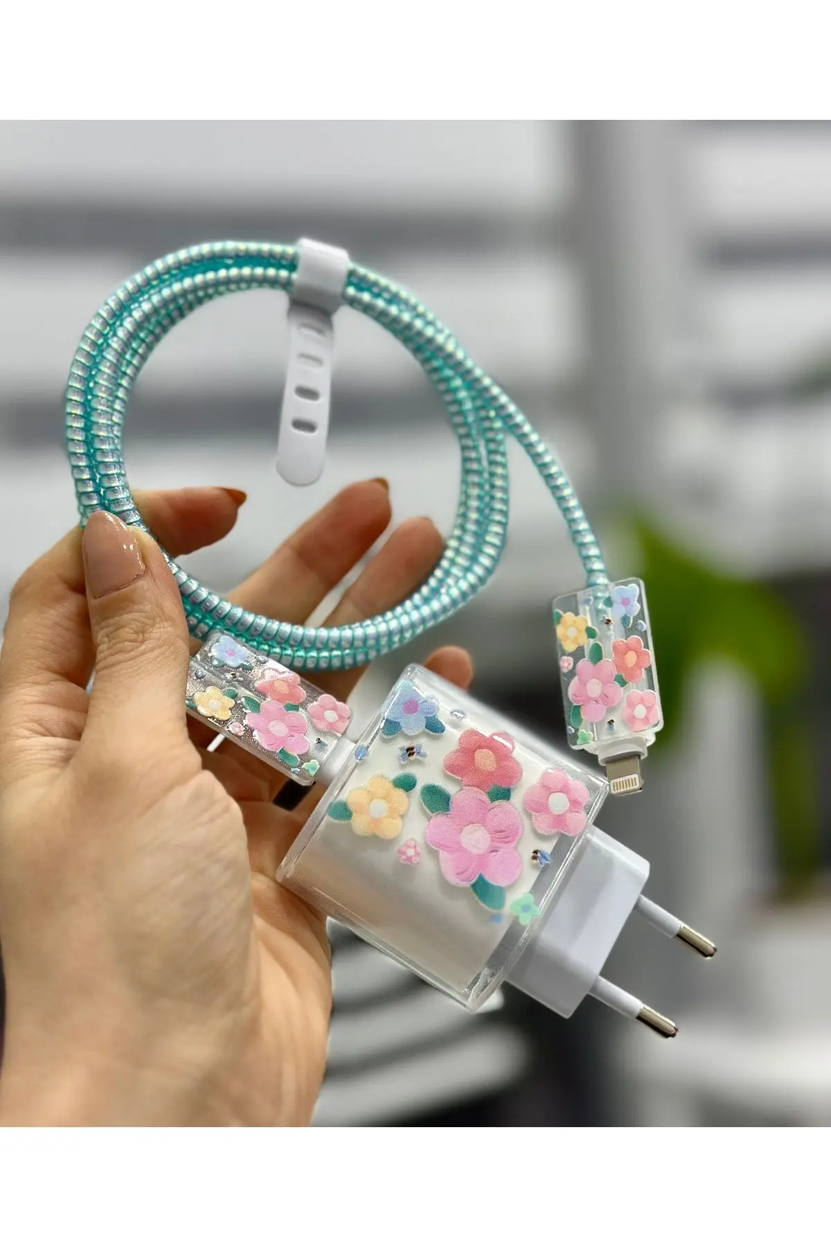 iPhone 18/20 W Şarj Cihazı Uyumlu 5 Parça Şarj Koruma Seti