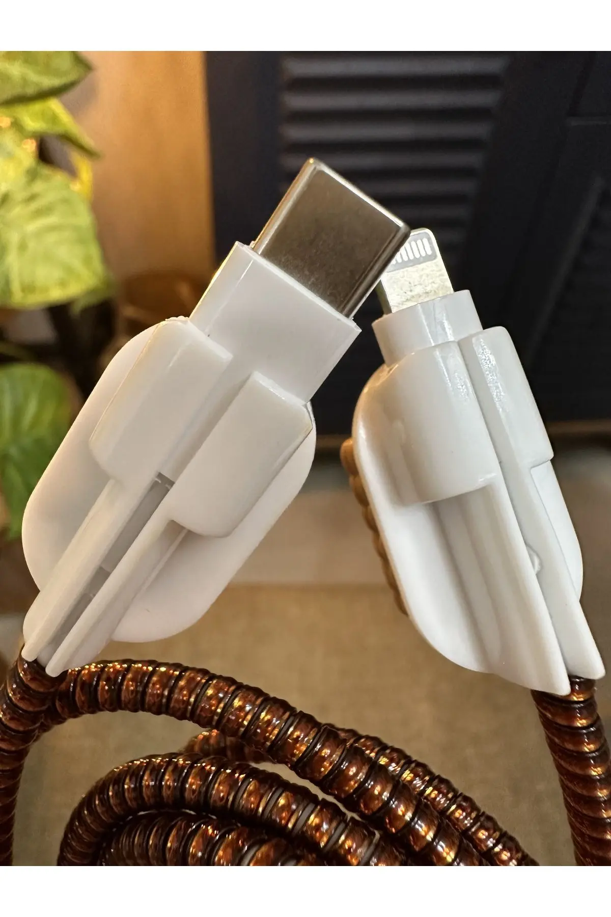 iPhone 18/20 W Şarj Cihazı Uyumlu 5 Parça Şarj Koruma Seti Ayıcık Bisküvi Model
