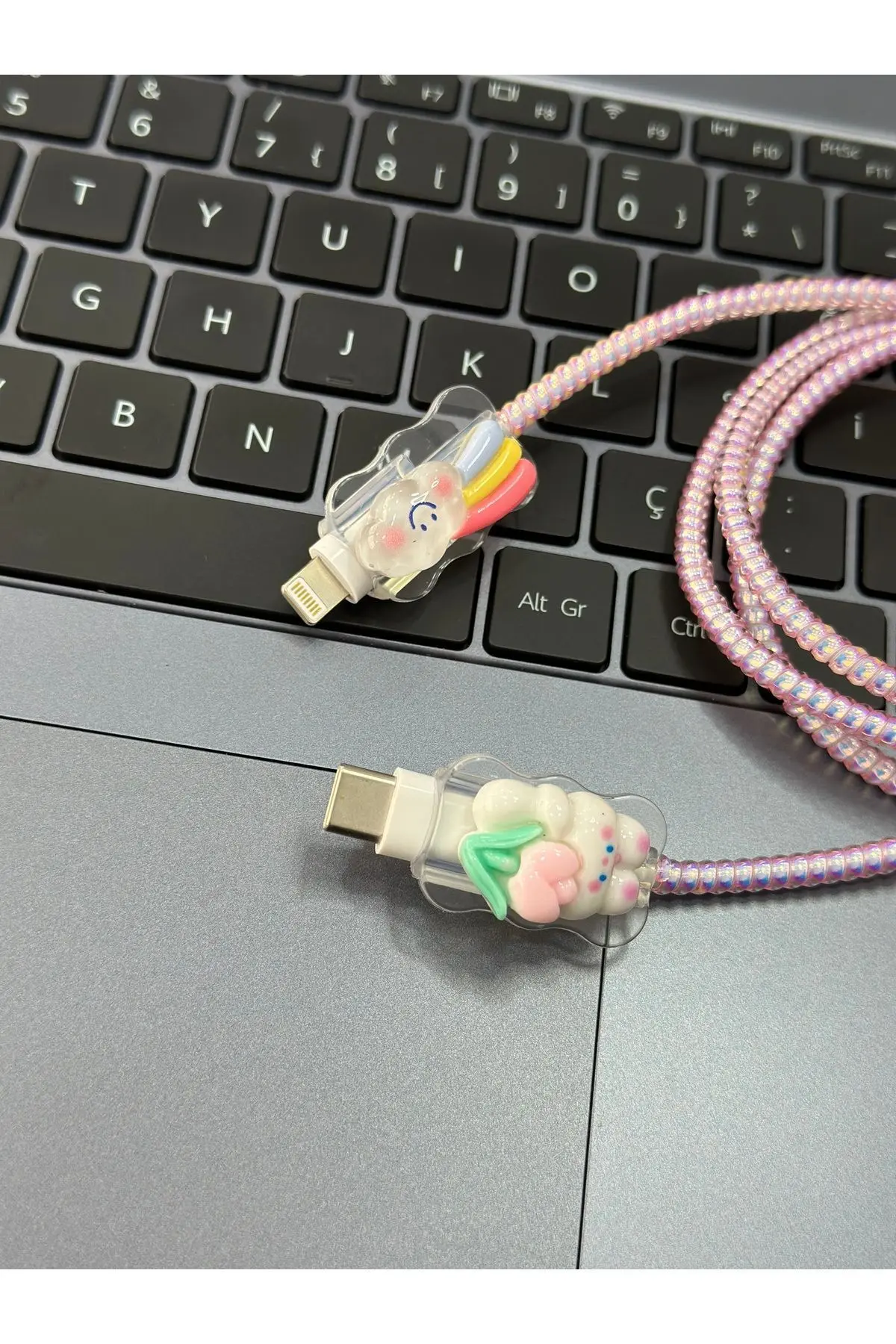iPhone 18/20 W Şarj Cihazı Uyumlu 5 Parça Şarj Koruma Seti