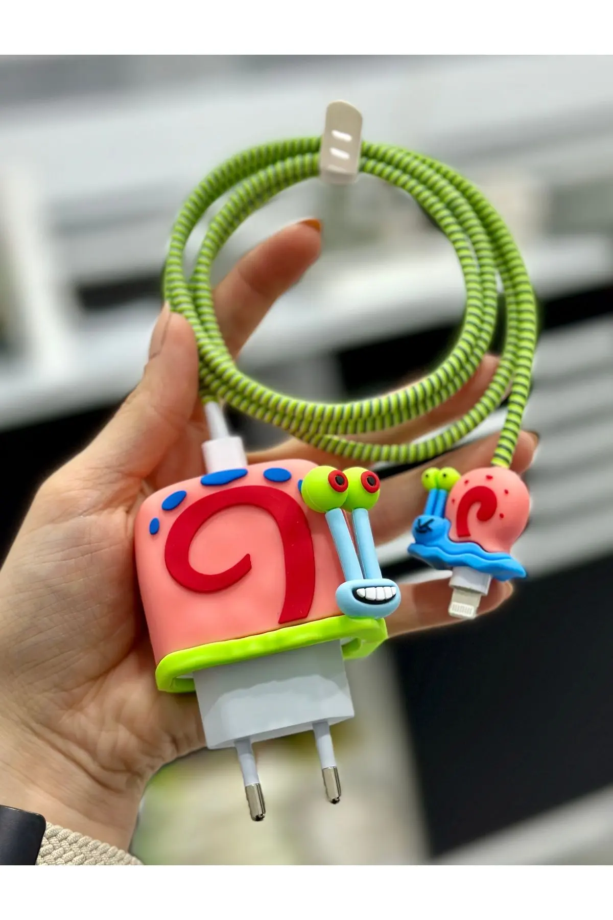 iPhone 18/20 W Şarj Cihazı Uyumlu 4 Parça Şarj Koruma Seti