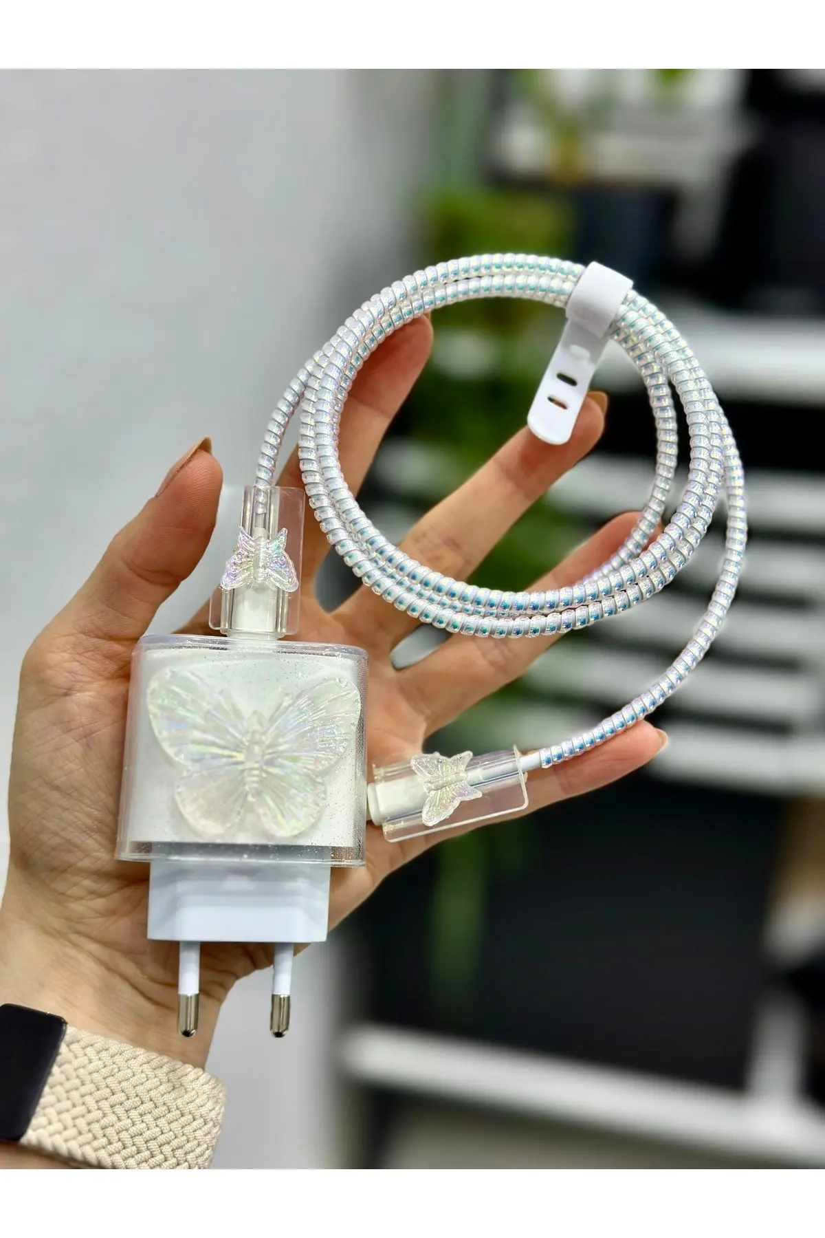 iPhone 18/20 W Şarj Cihazı Uyumlu 5 Parça Şarj Koruma Seti